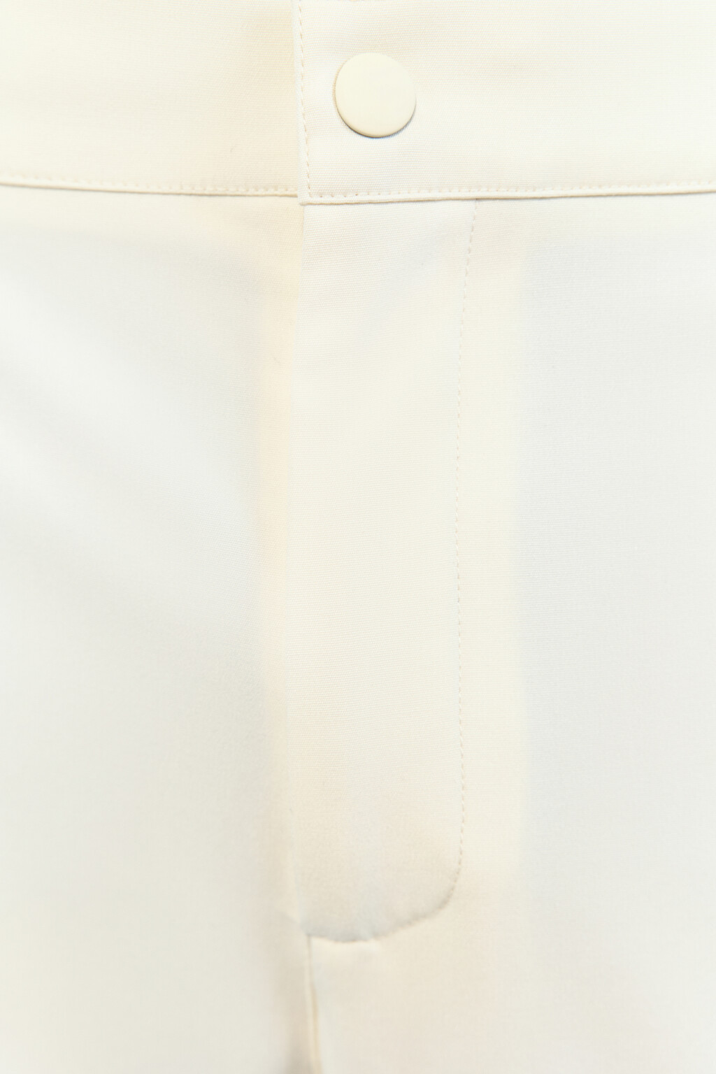 Брюки зауженные из костюмной ткани - цвет бежевый - 6