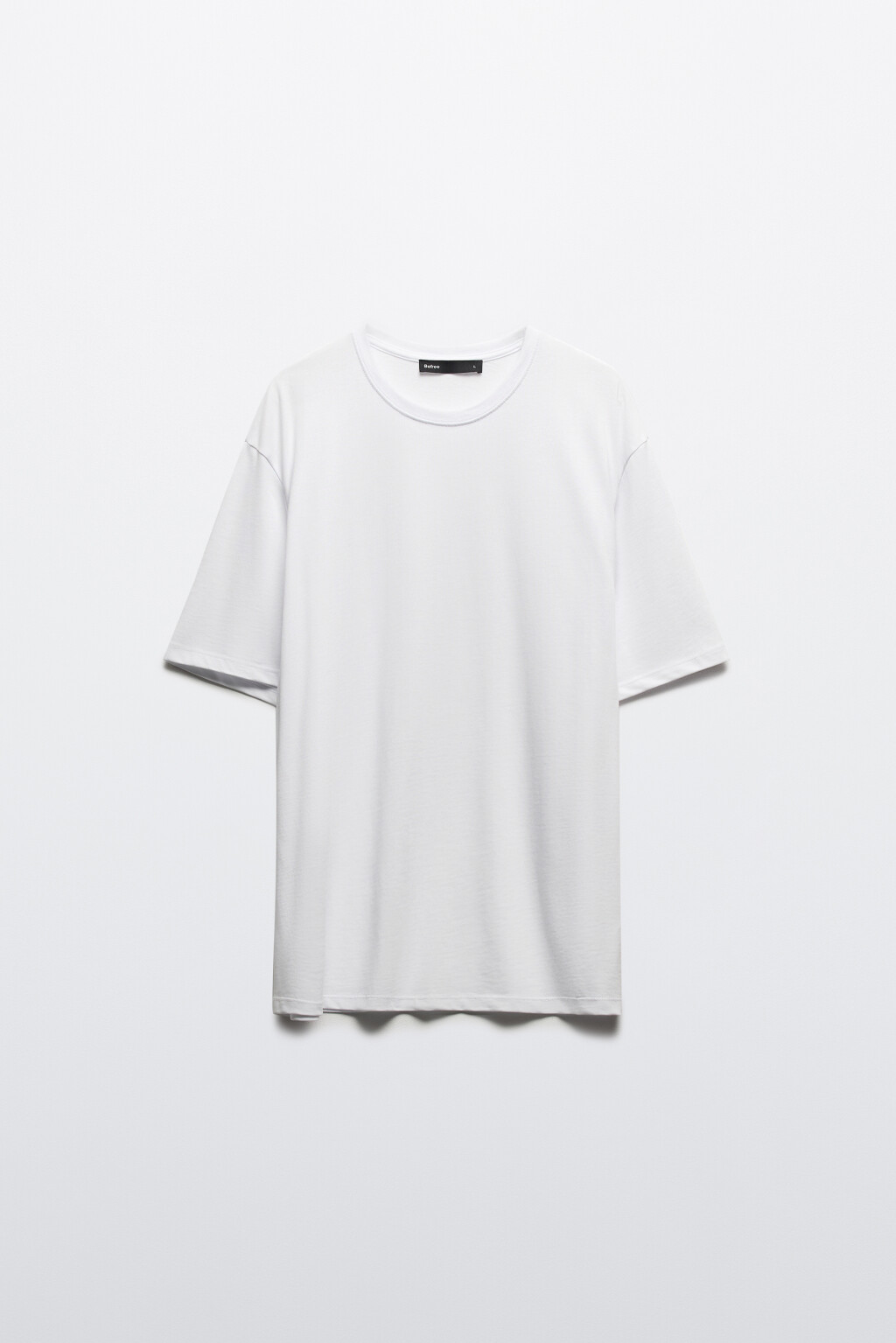Футболка базовая из плотного хлопка - цвет белый - 8