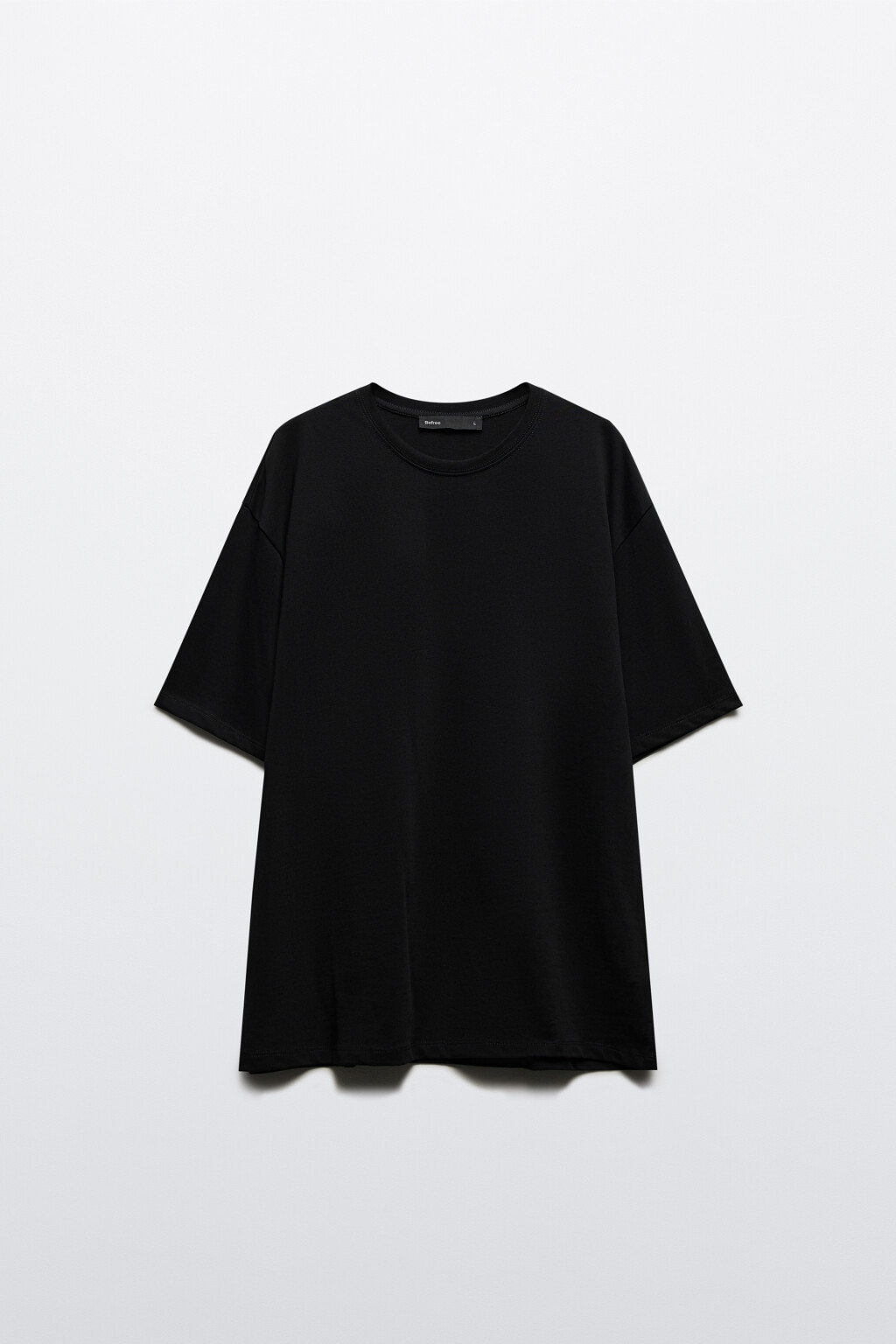 Футболка базовая из плотного хлопка - цвет черный - 7