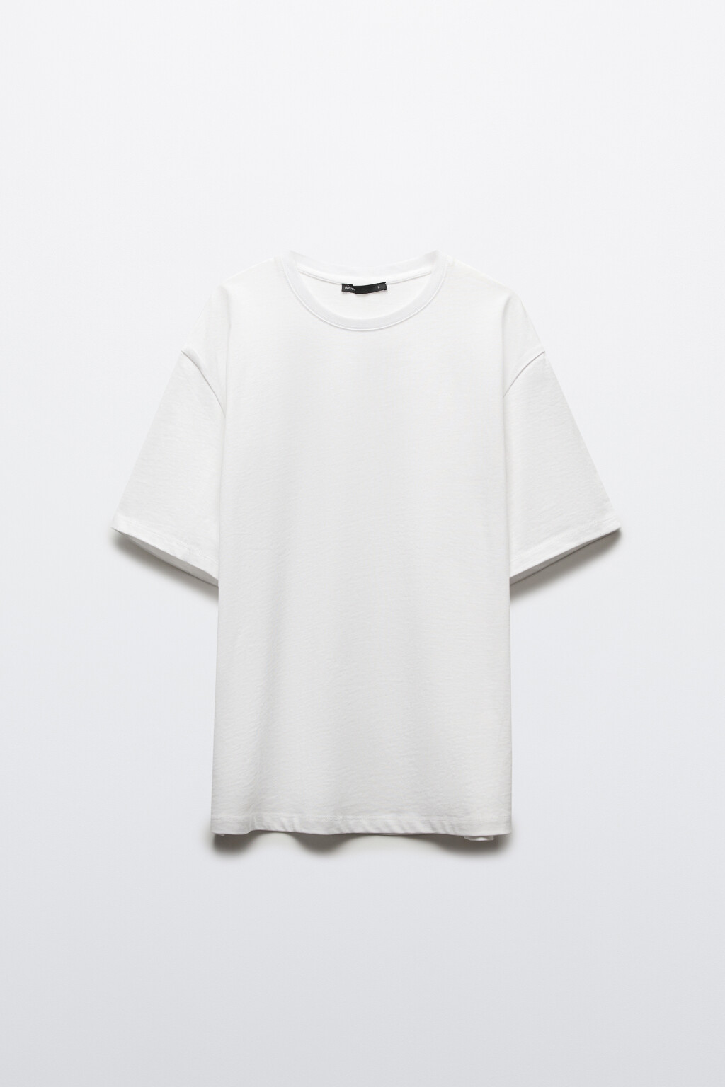 Футболка базовая из плотного хлопка - цвет белый - 1
