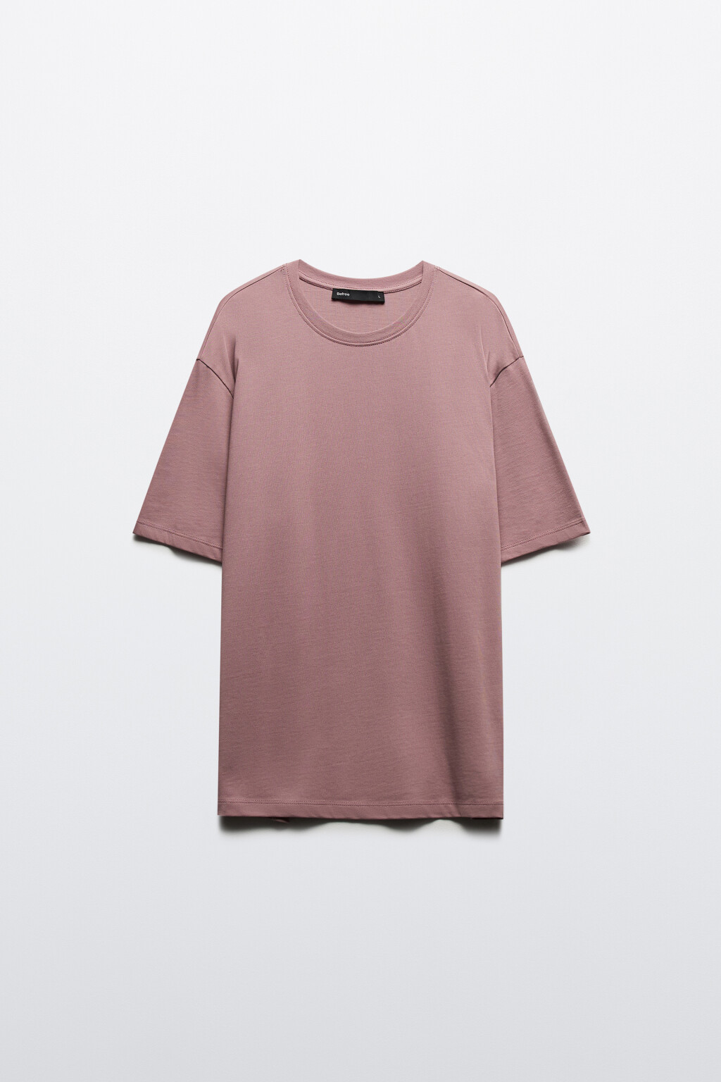 Футболка базовая из плотного хлопка - цвет розовый - 7