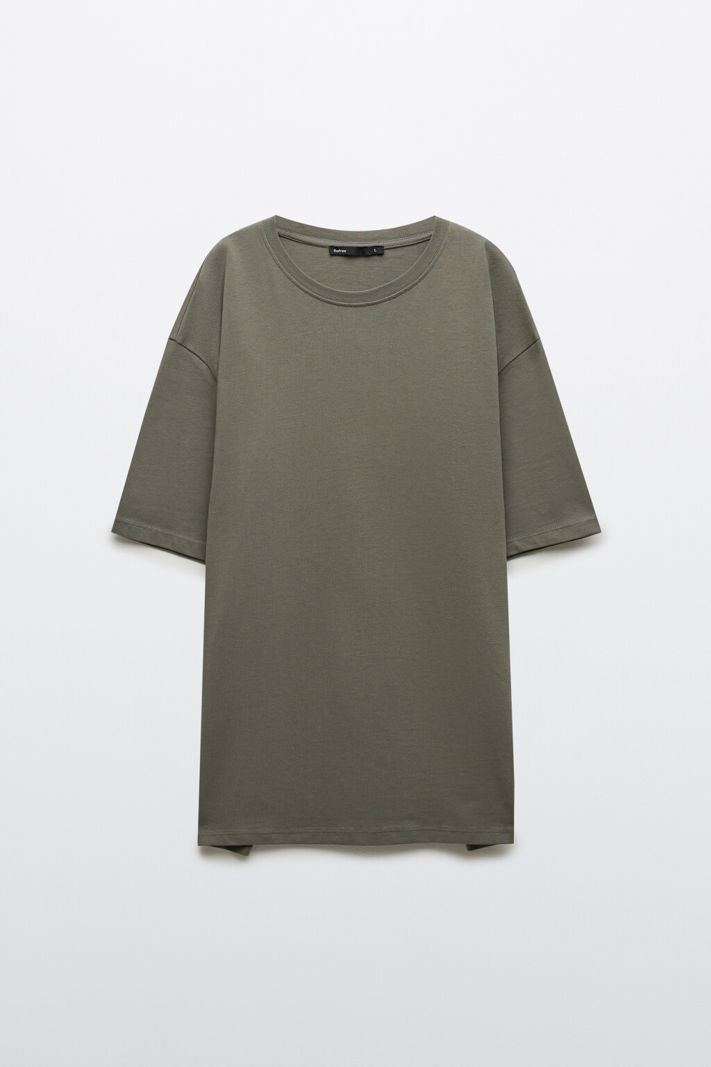 Футболка базовая из плотного хлопка - цвет зеленый - 1