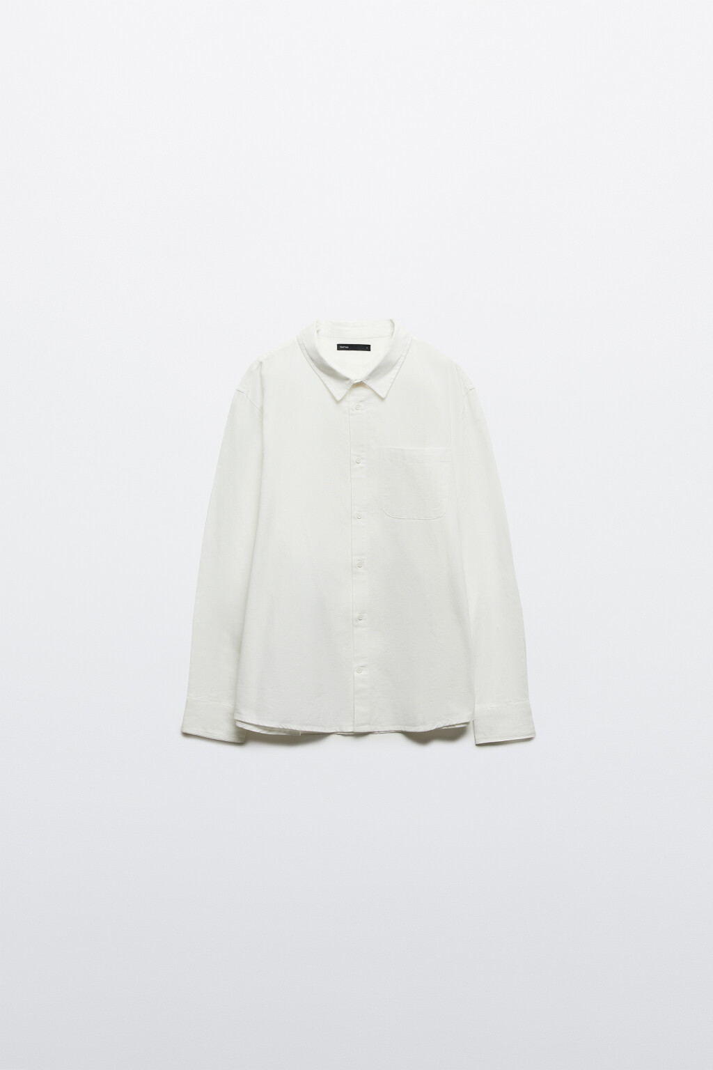 Рубашка oxford с нагрудным карманом - цвет белый - 7