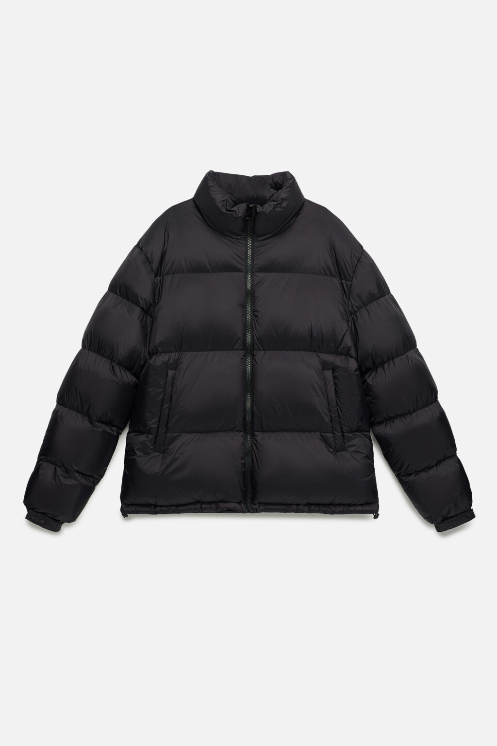 Куртка-пуховик стеганая с воротником-стойкой - цвет черный - 9