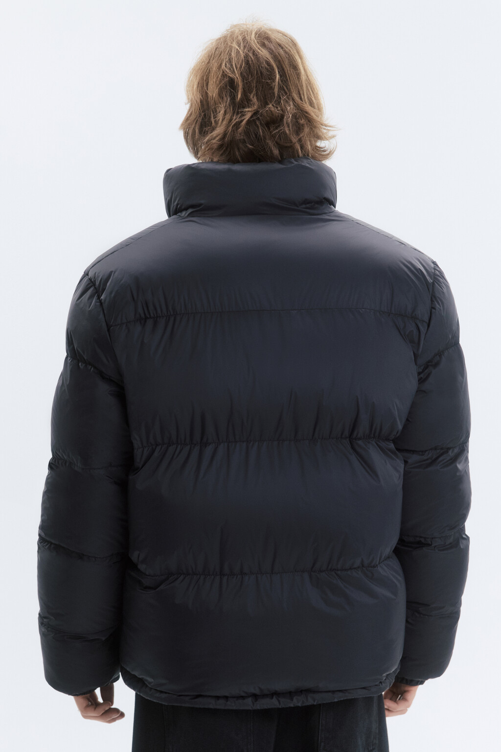 Куртка стеганая с воротником-стойкой - цвет черный - 5