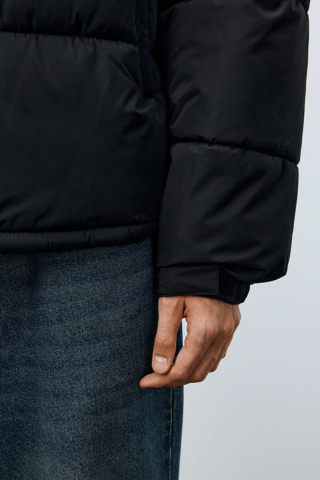Куртка стеганая с воротником-стойкой - цвет черный - 7