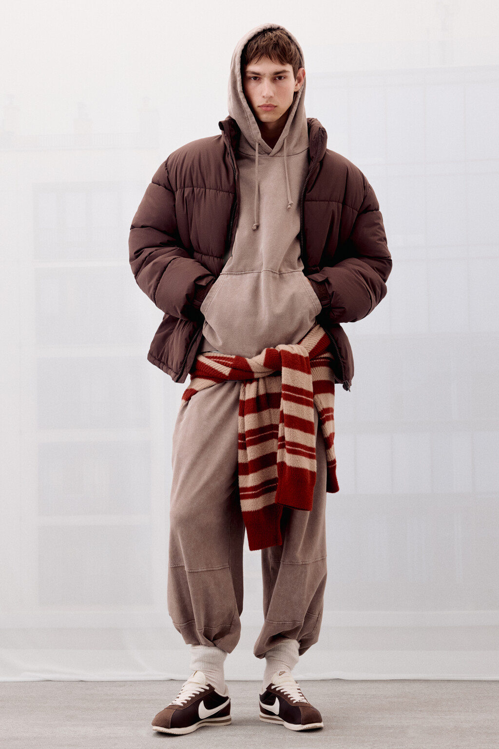 Куртка стеганая с воротником-стойкой - цвет красный - 9