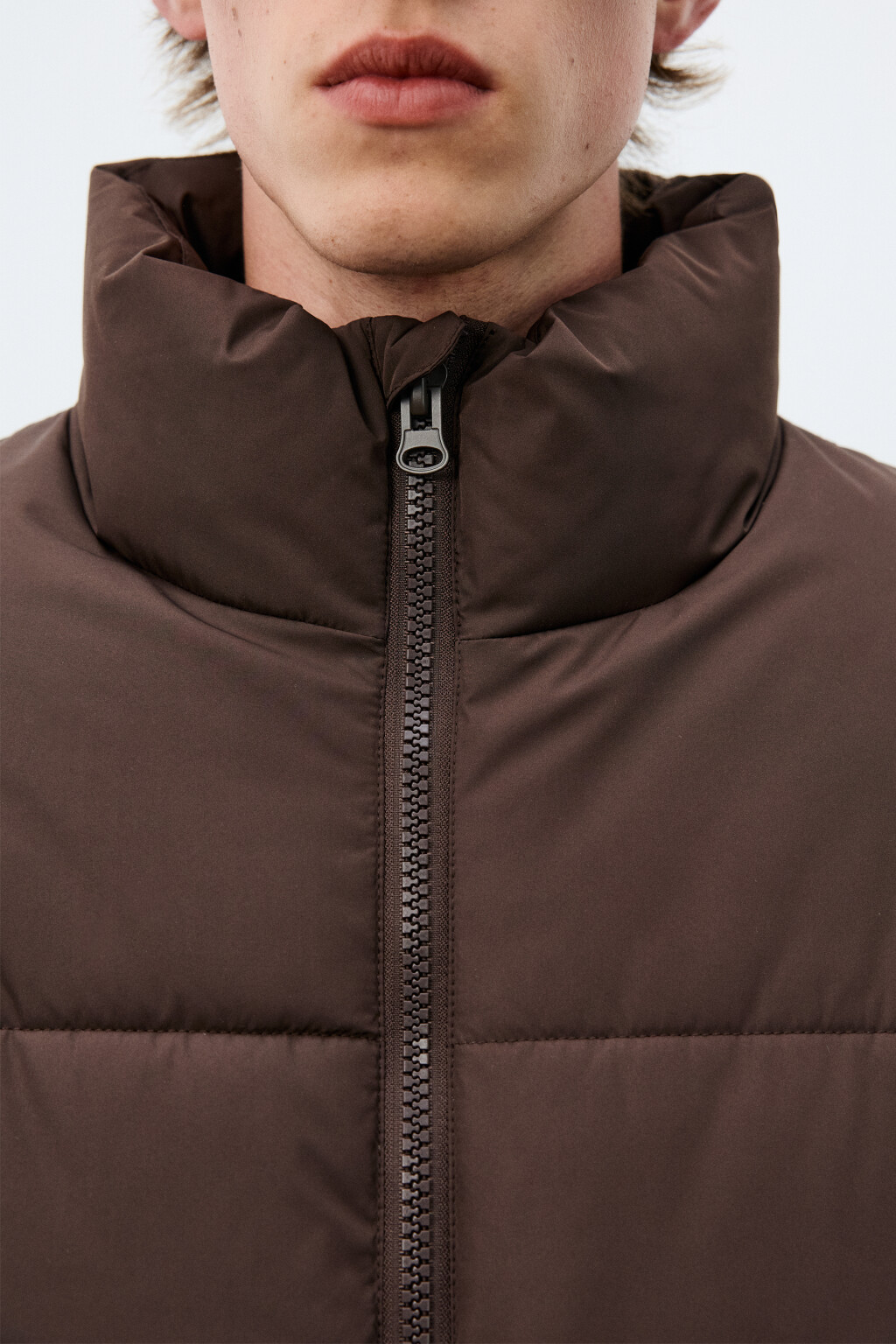 Куртка стеганая с воротником-стойкой - цвет красный - 6