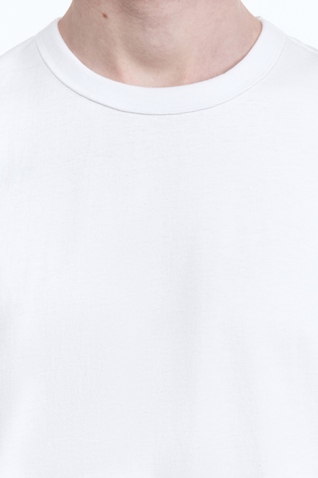 Футболка хлопковая базовая - цвет белый - 6