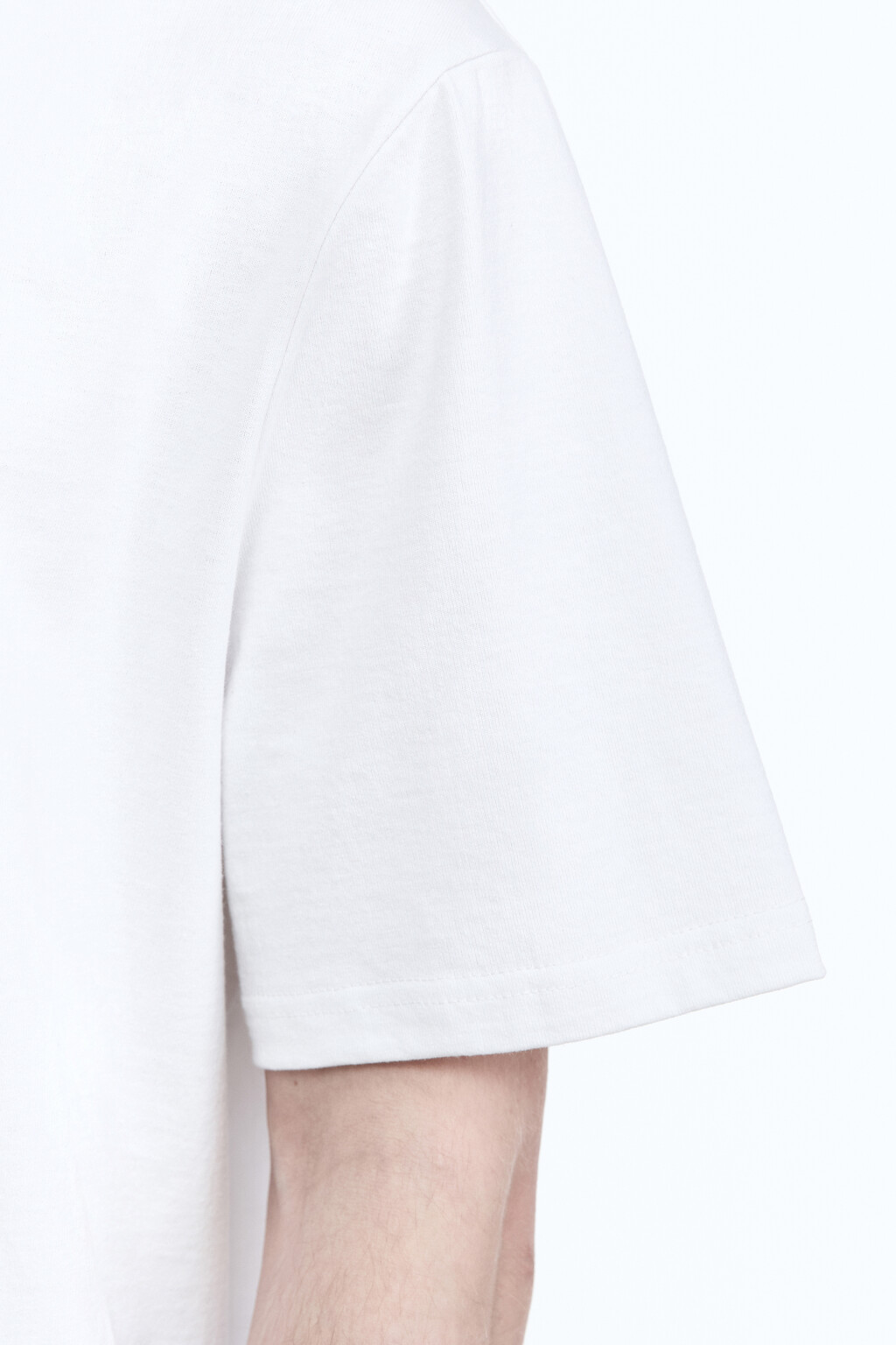 Футболка хлопковая базовая - цвет белый - 7