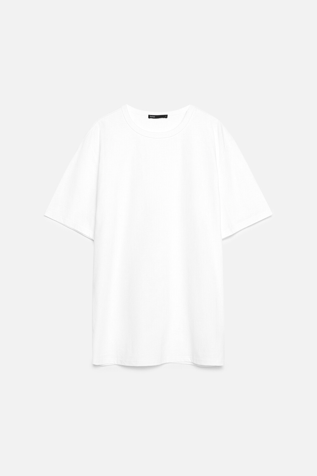 Футболка прямая базовая - цвет белый - 8