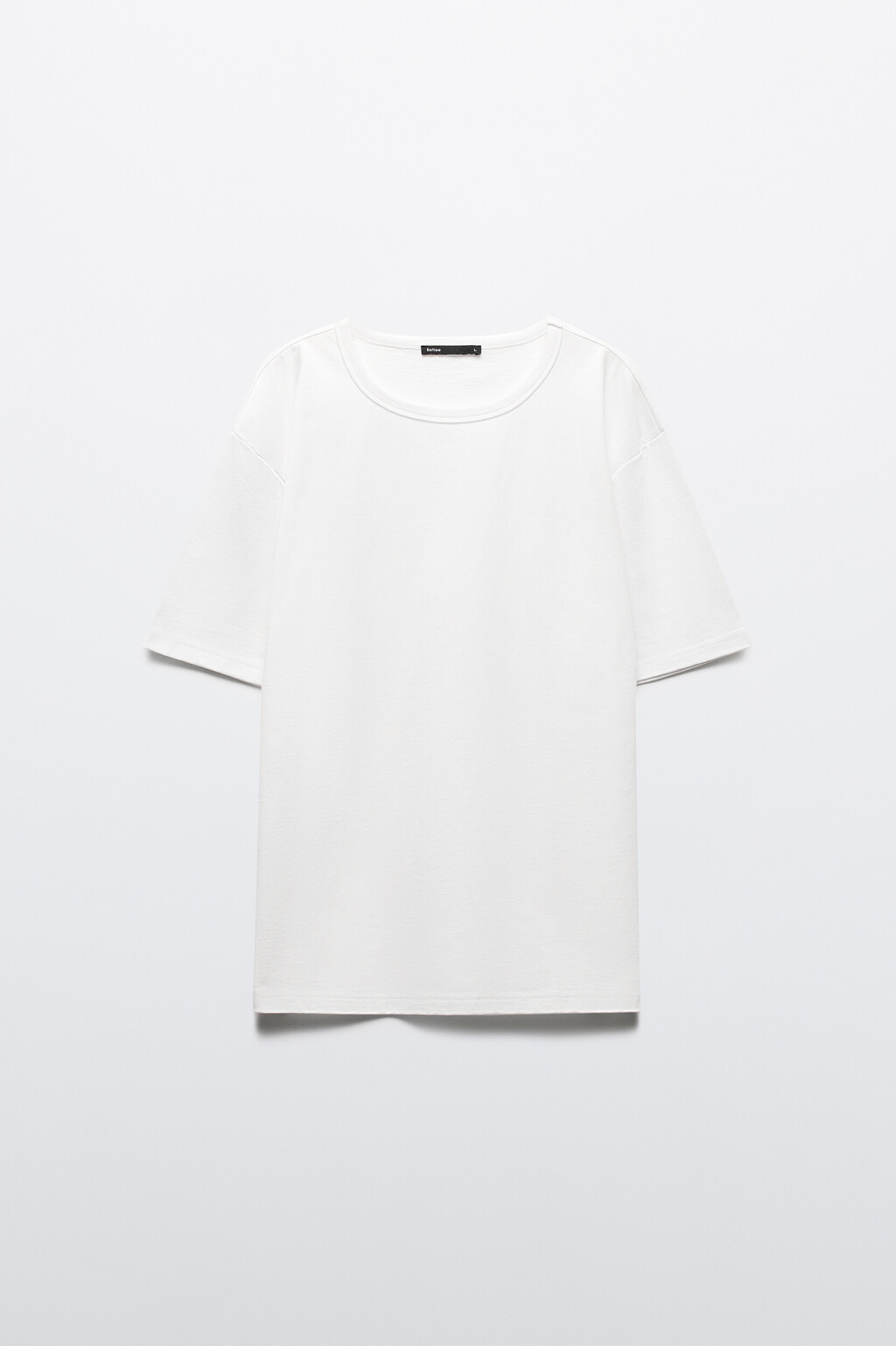 Футболка regular fit базовая из хлопка - цвет белый - 8