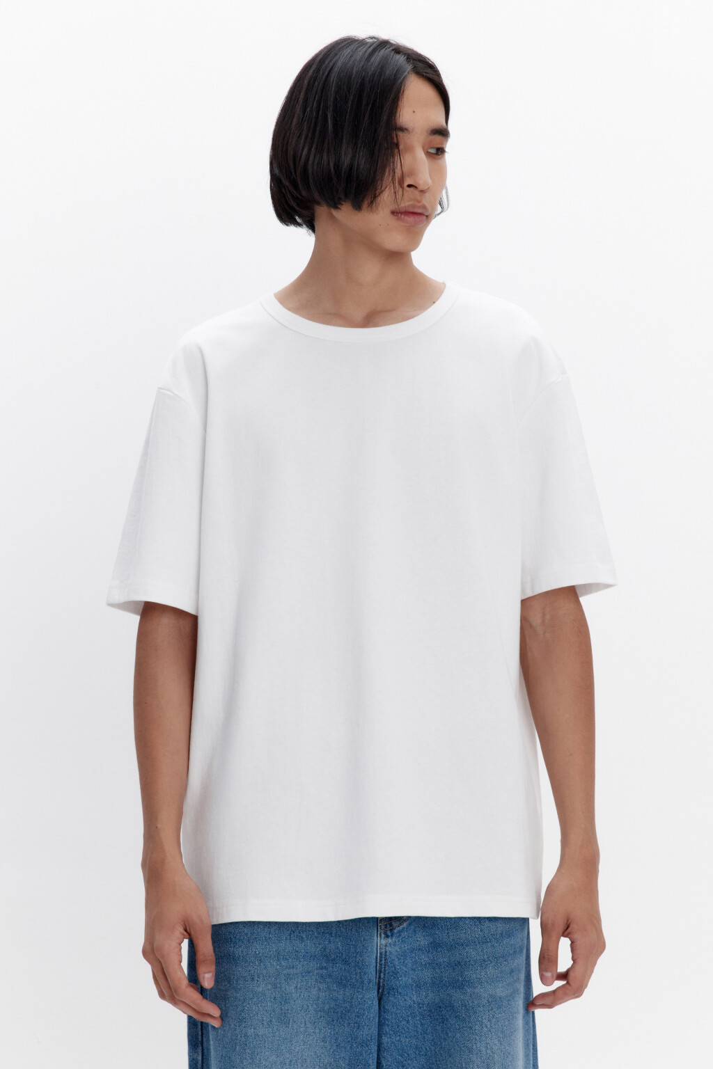 Футболка regular fit базовая из хлопка - цвет белый - 2