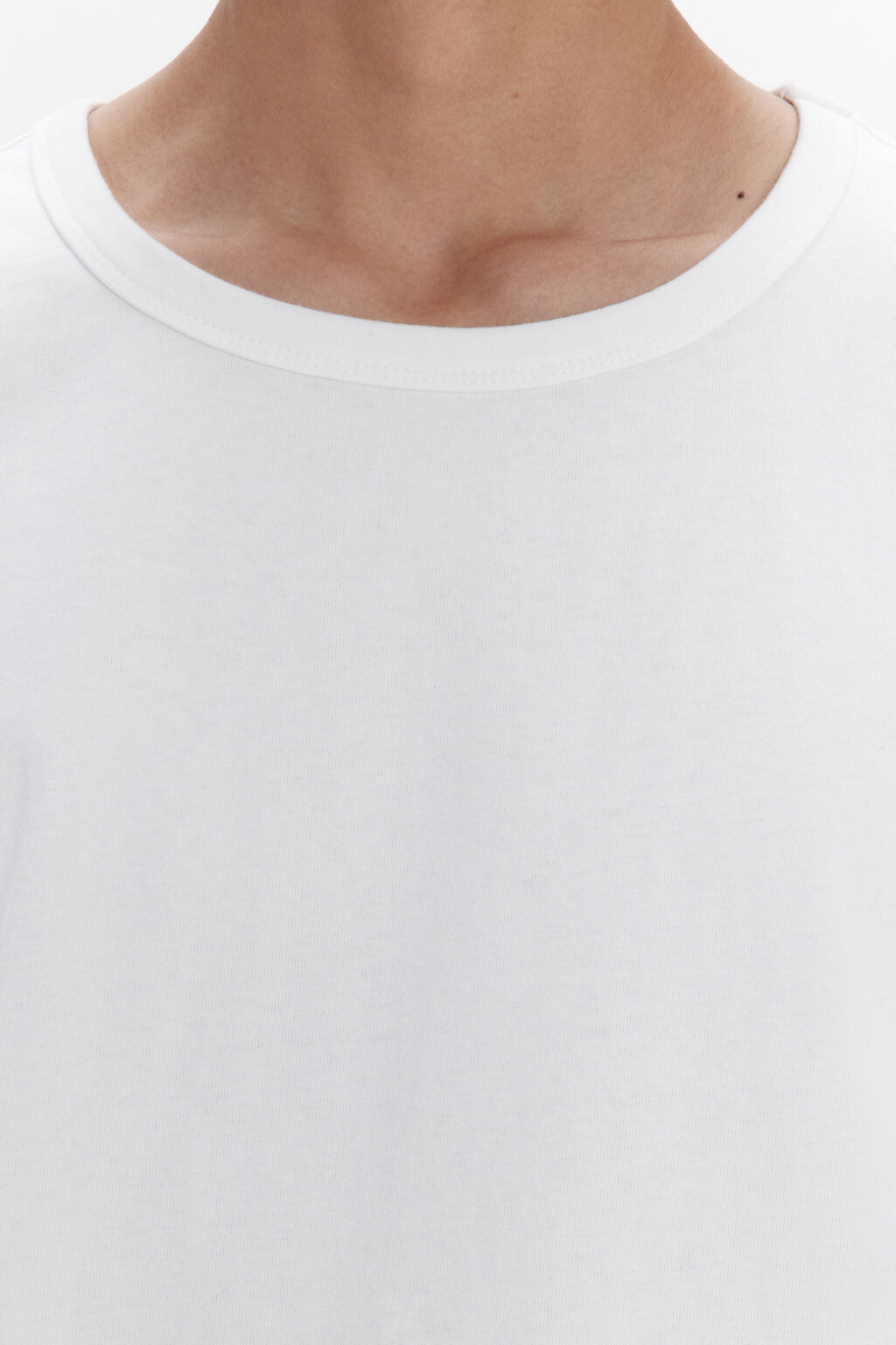 Футболка regular fit базовая из хлопка - цвет белый - 6