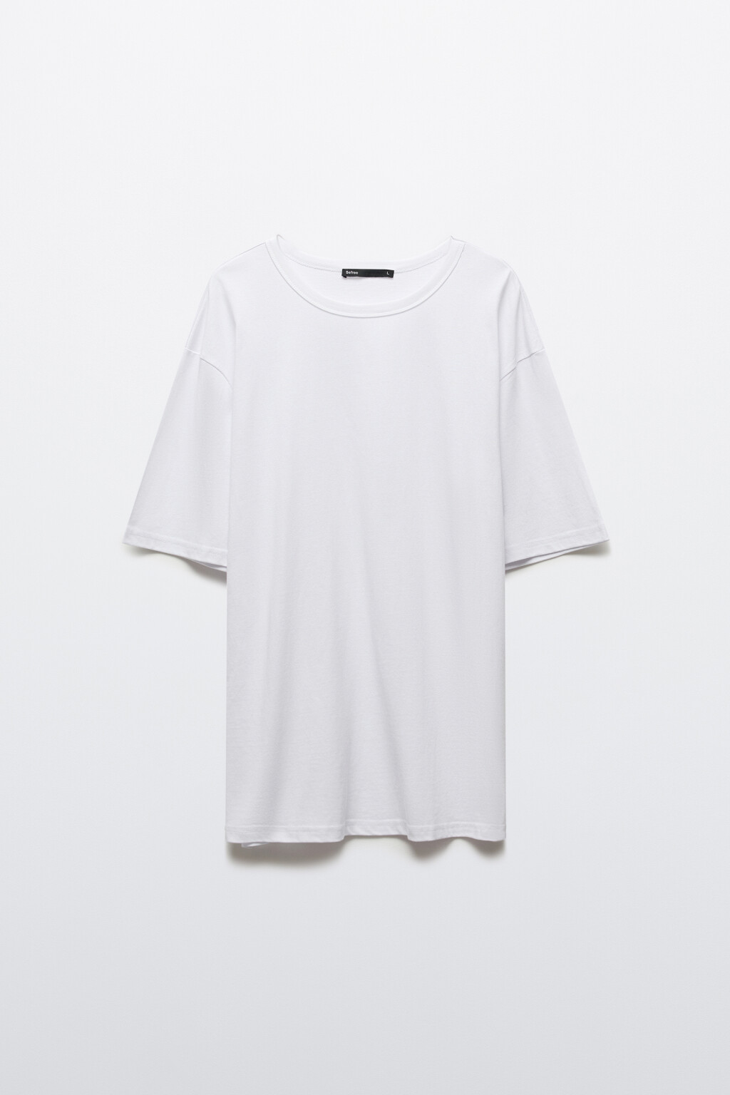 Футболка хлопковая базовая - цвет белый - 7