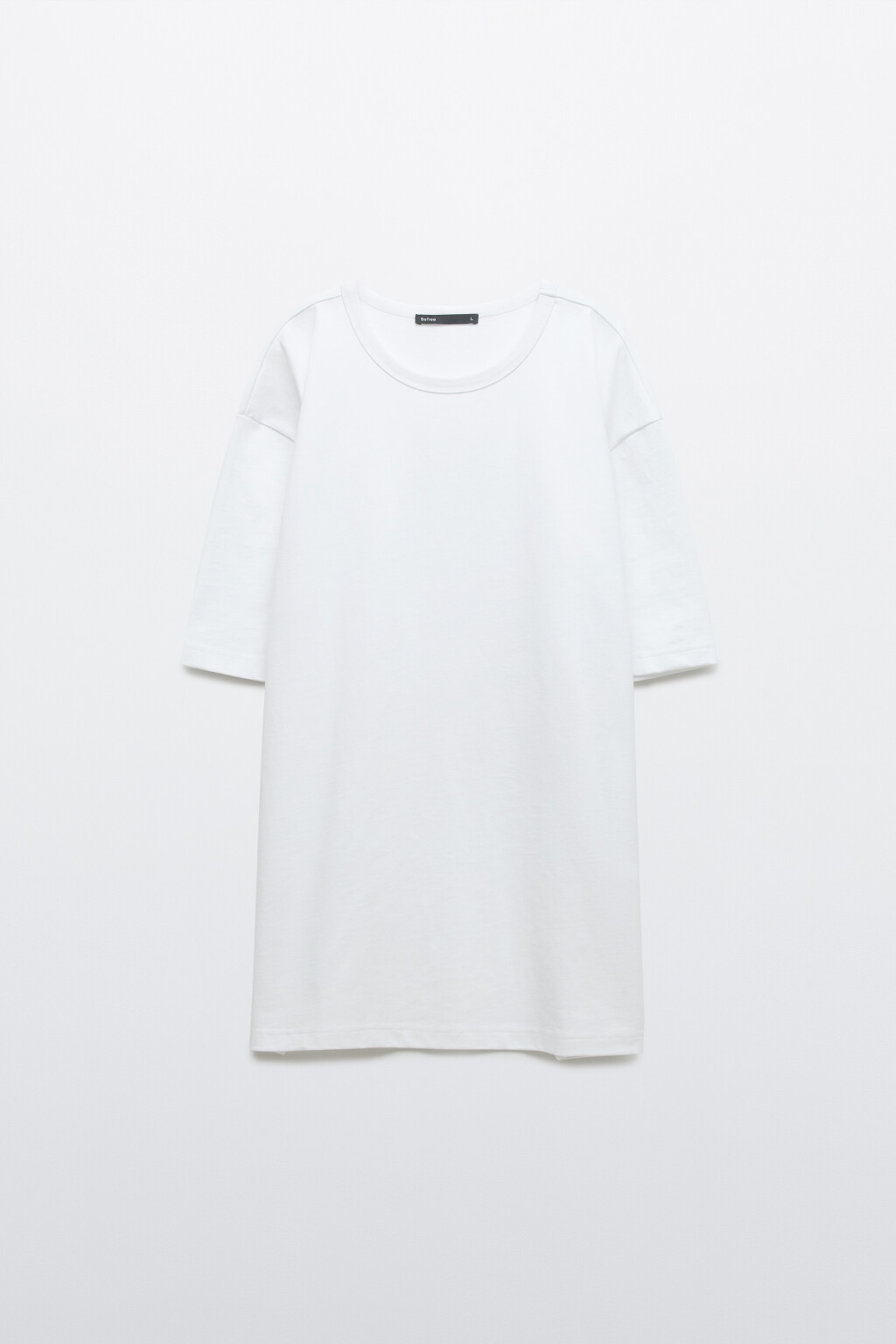 Футболка хлопковая базовая - цвет белый - 1