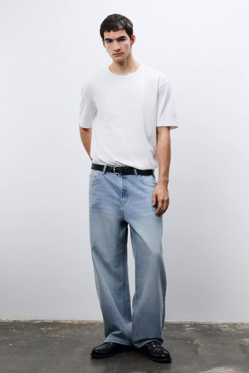 Футболка хлопковая базовая - цвет белый - 4