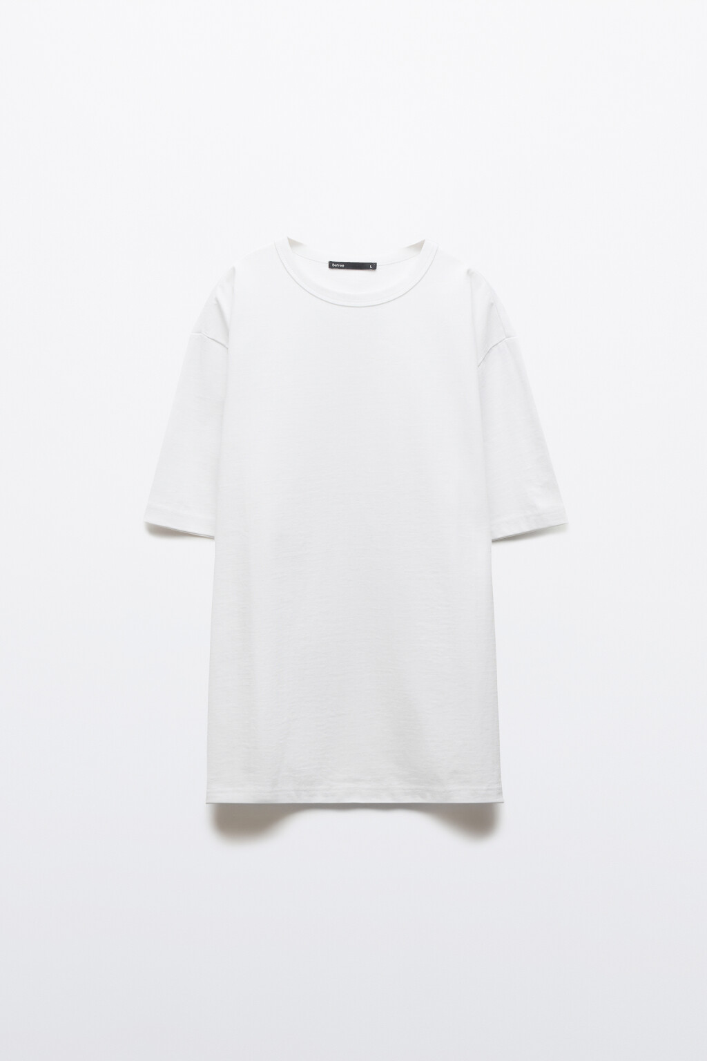 Футболка хлопковая базовая - цвет белый - 1