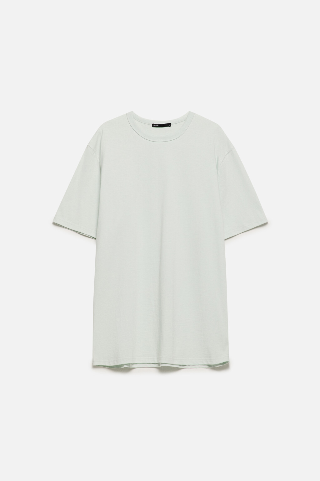 Футболка хлопковая базовая - цвет мятный - 8