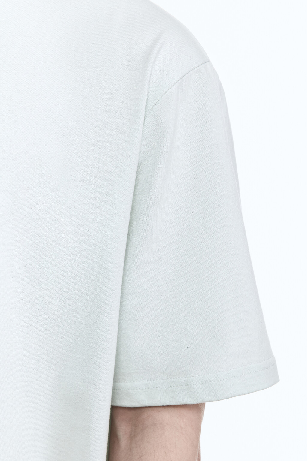 Футболка хлопковая базовая - цвет мятный - 7