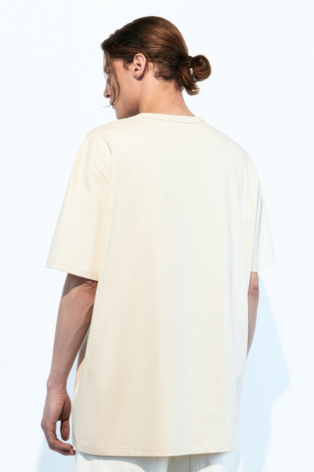 Футболка хлопковая однотонная - цвет коричневый - 4