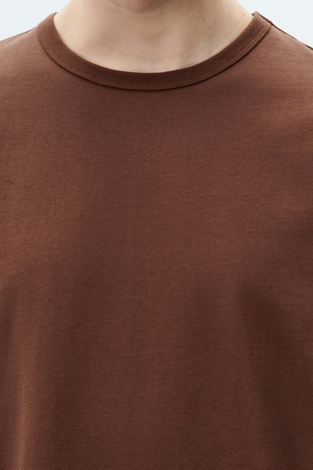 Футболка хлопковая базовая - цвет красный - 5