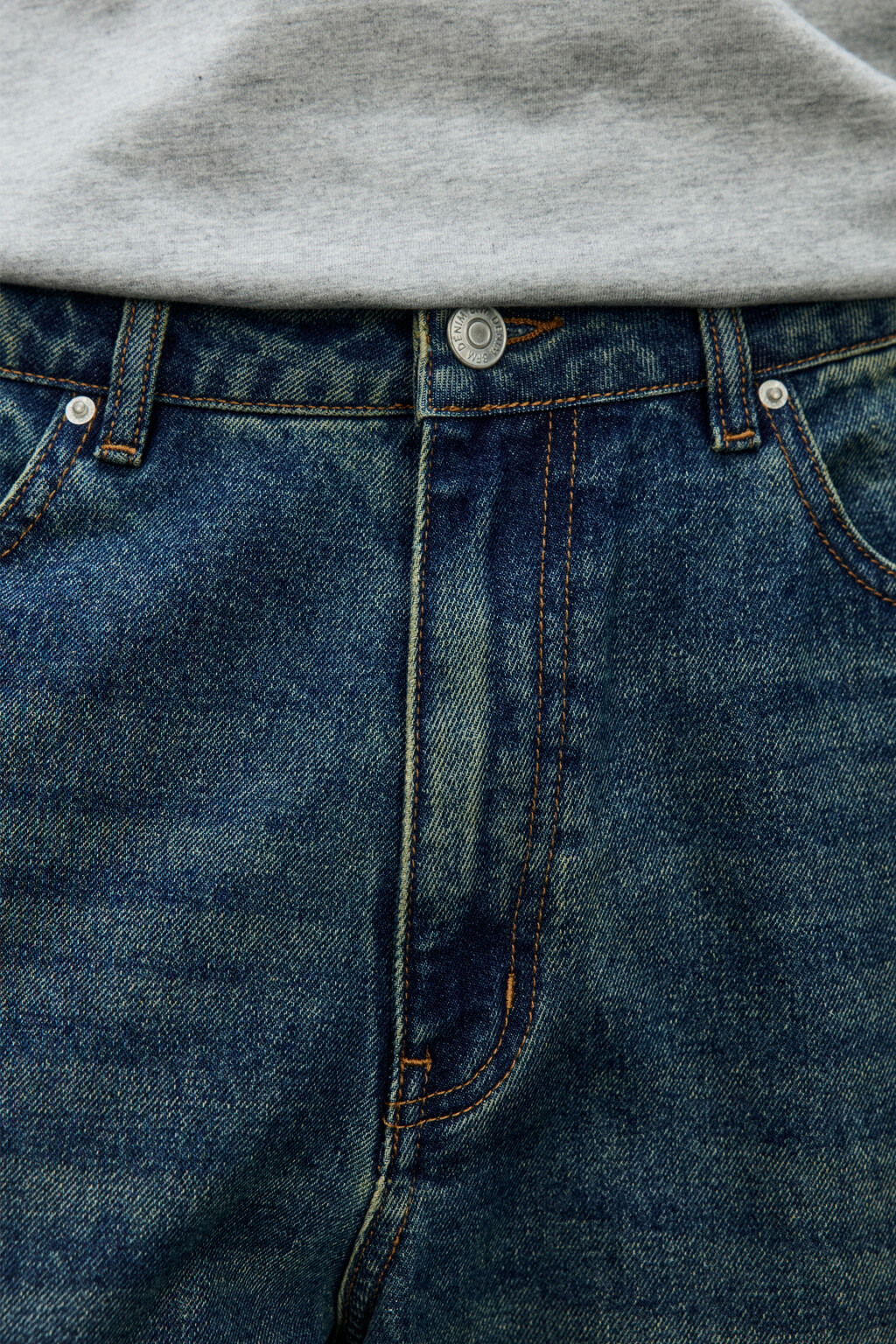 Джинсы skater fit широкие - цвет голубой - 5