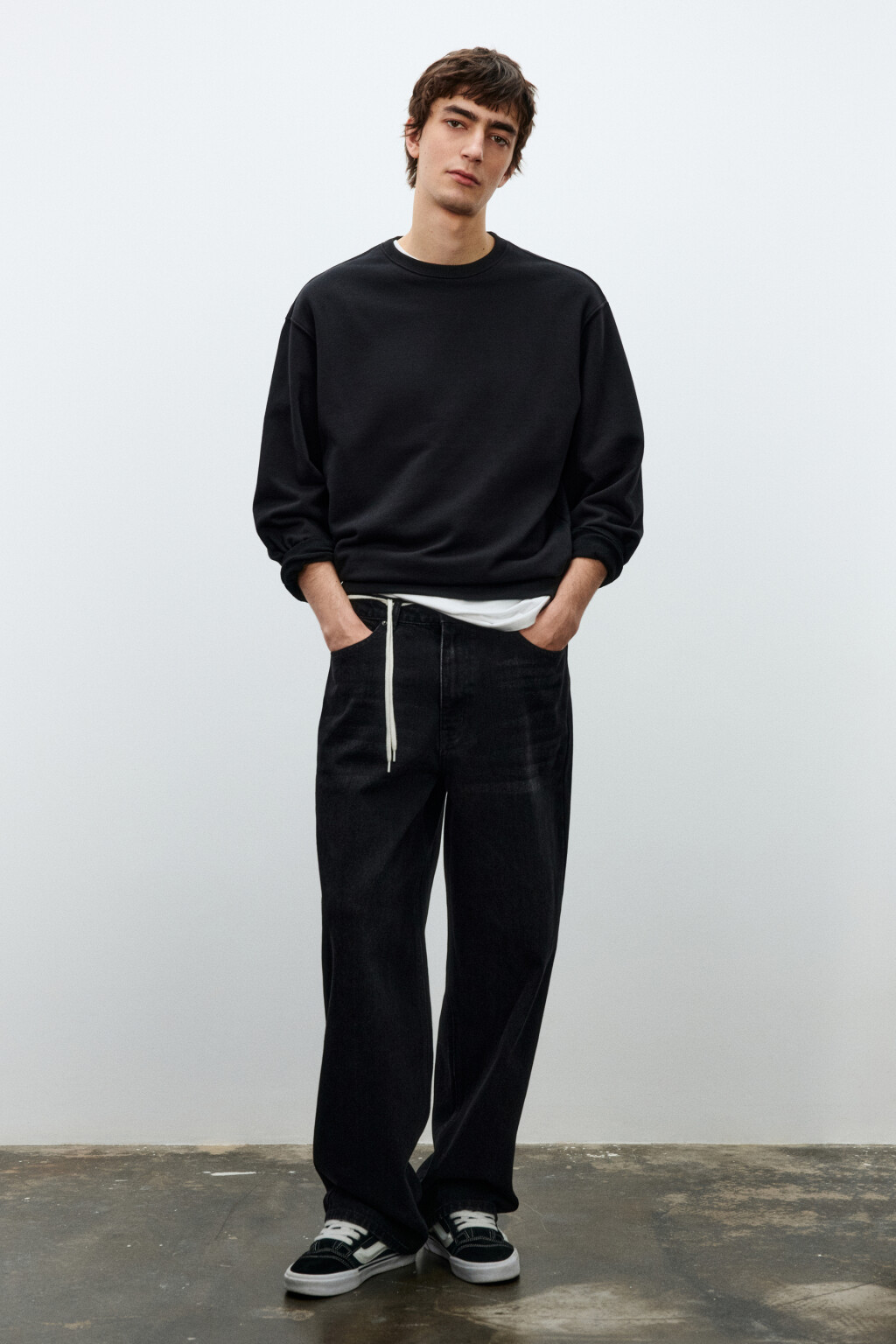 Джинсы skater fit широкие - цвет черный - 5