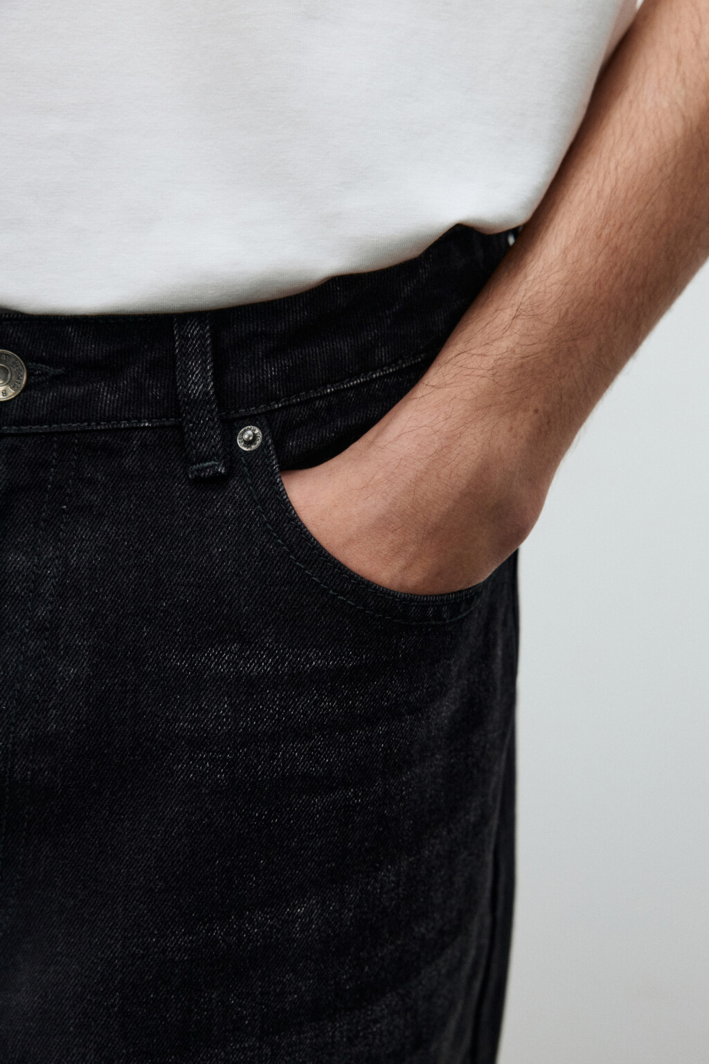 Джинсы skater fit широкие - цвет черный - 7