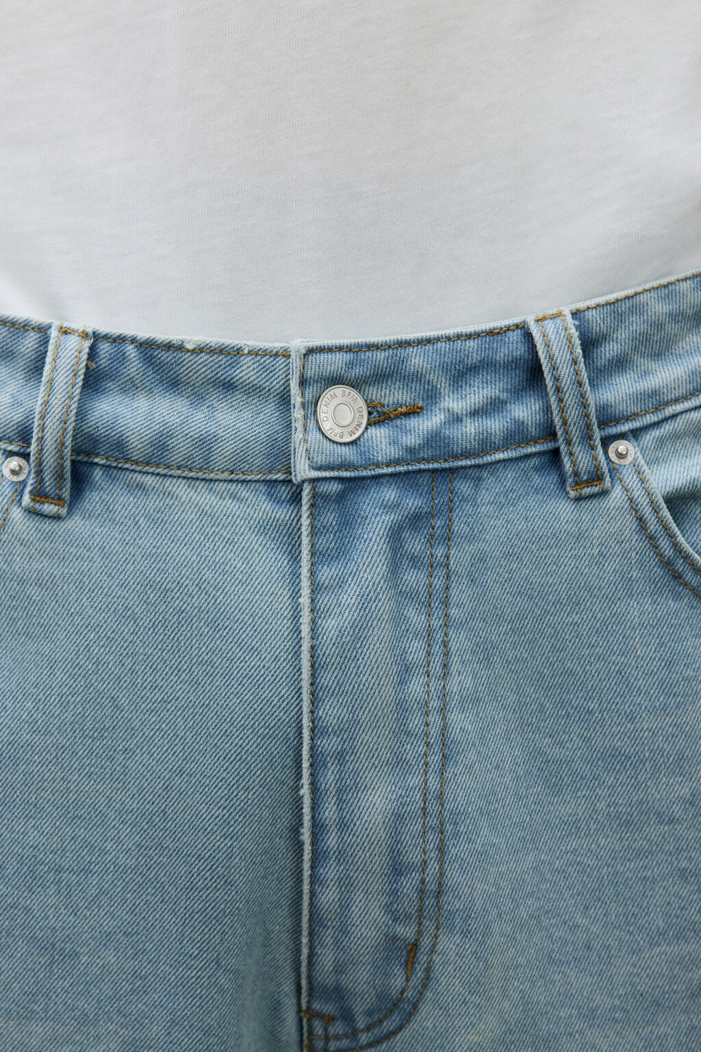 Джинсы skater fit широкие - цвет голубой - 5