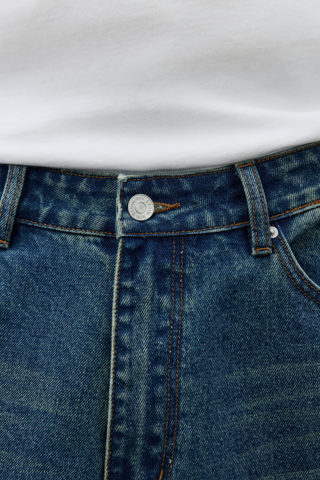 Джинсы skater fit широкие - цвет голубой - 5