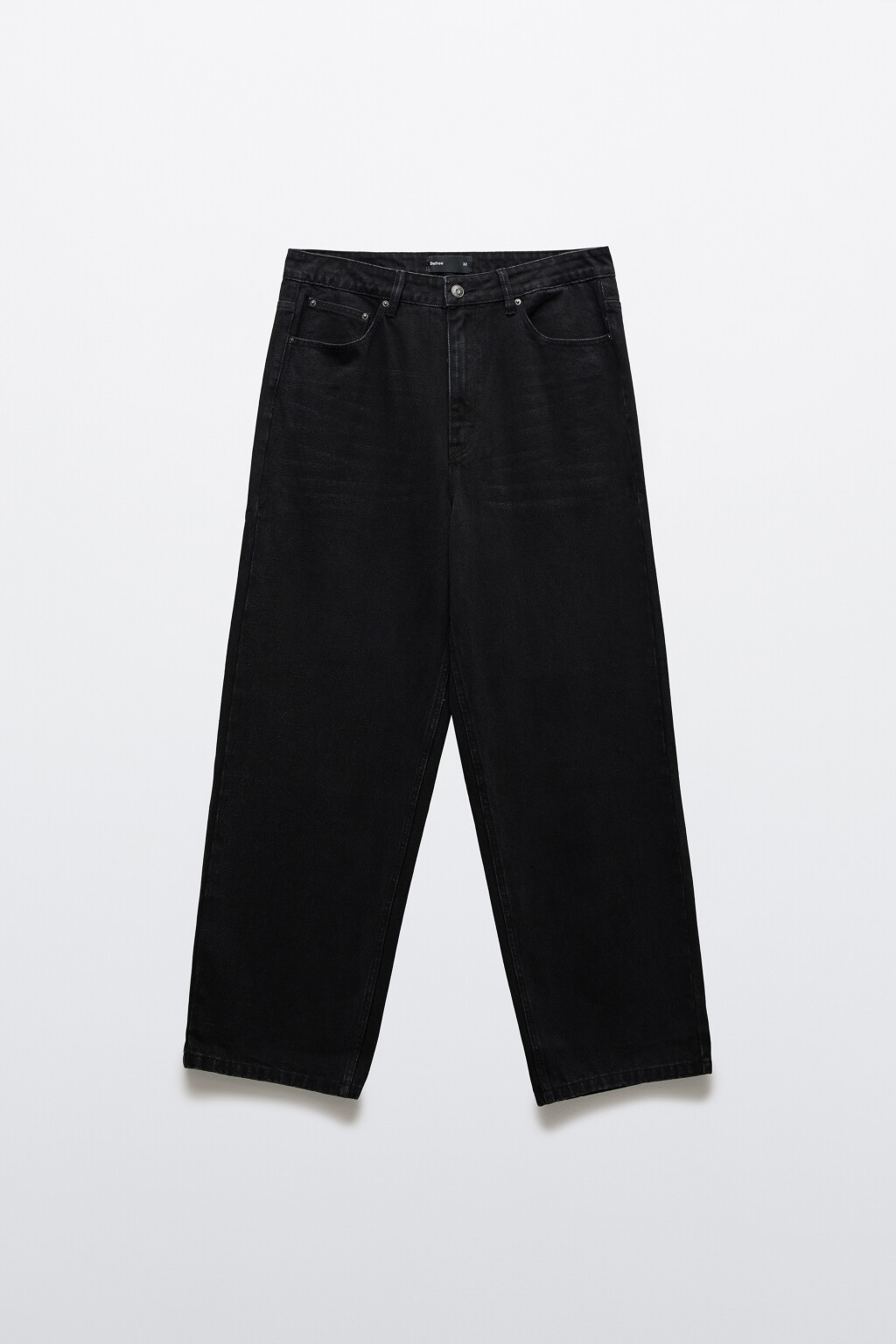 брюки джинсовые мужские - цвет черный - 1
