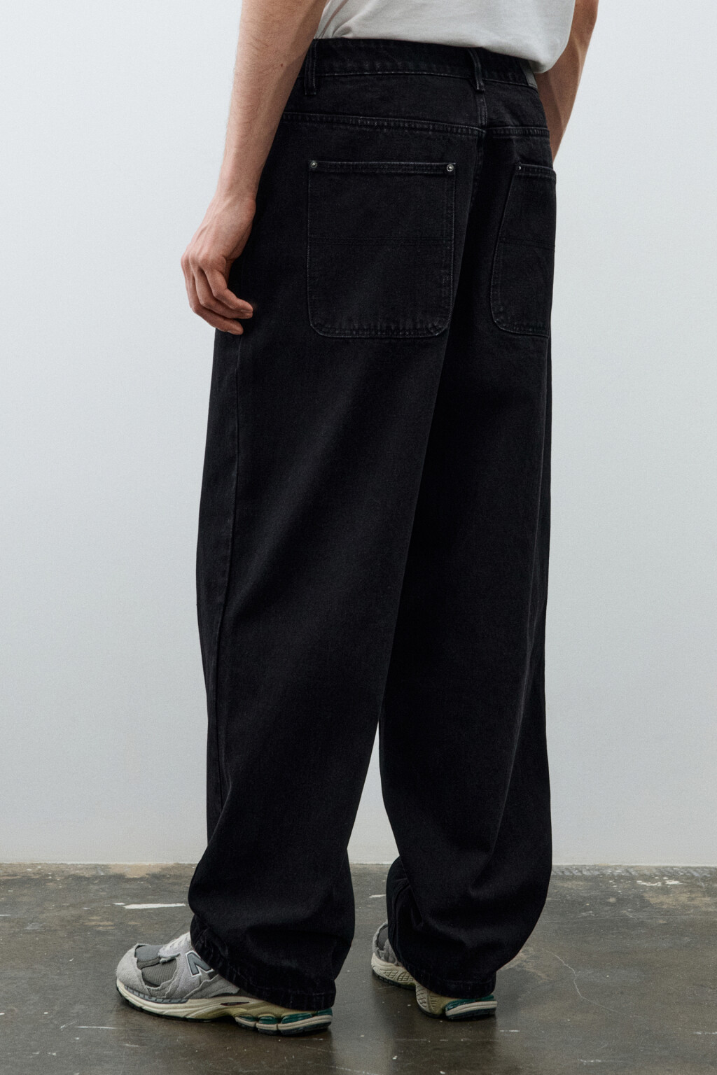 Джинсы skater fit широкие - цвет черный - 4