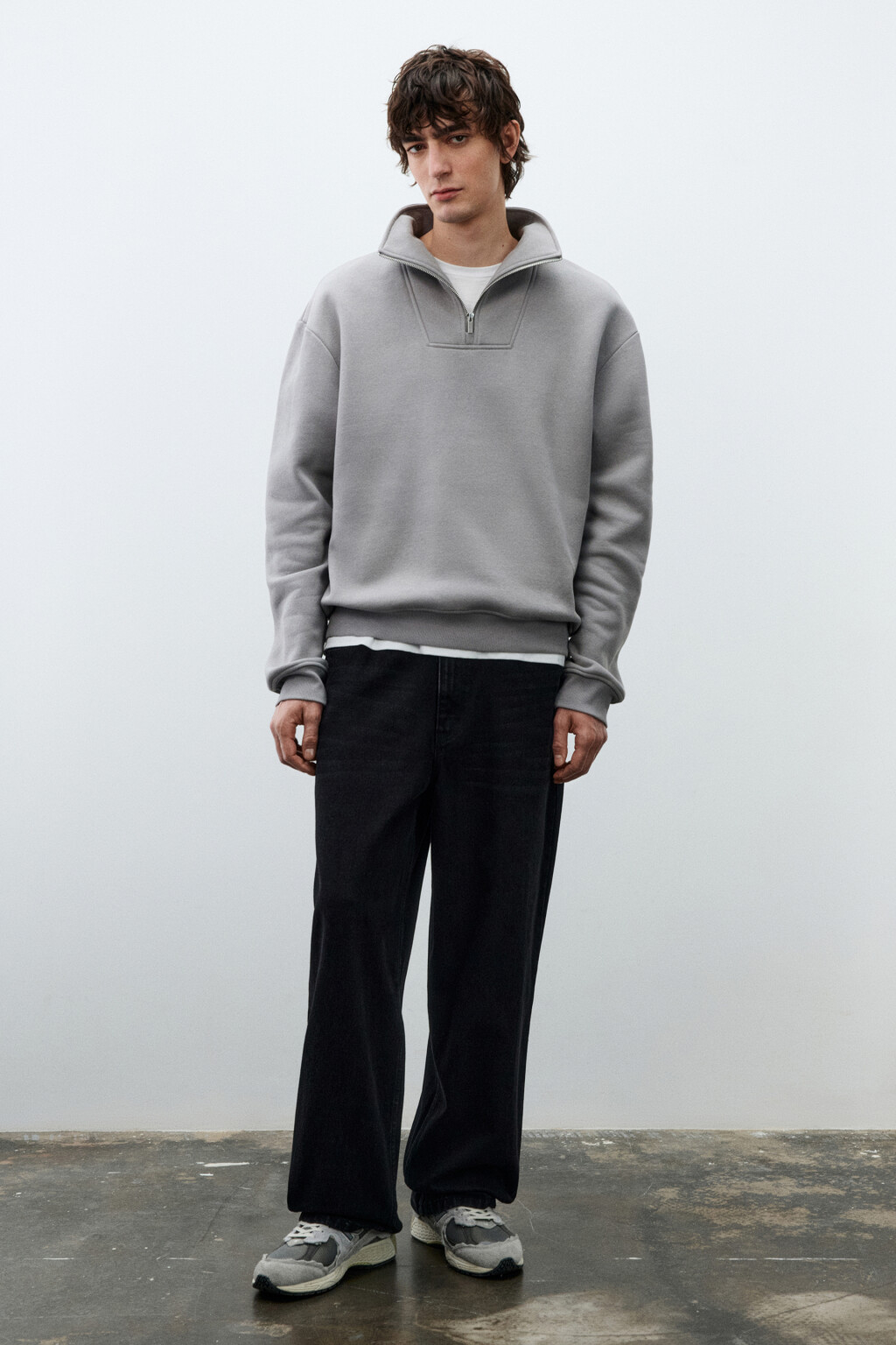 Джинсы skater fit широкие - цвет черный - 5