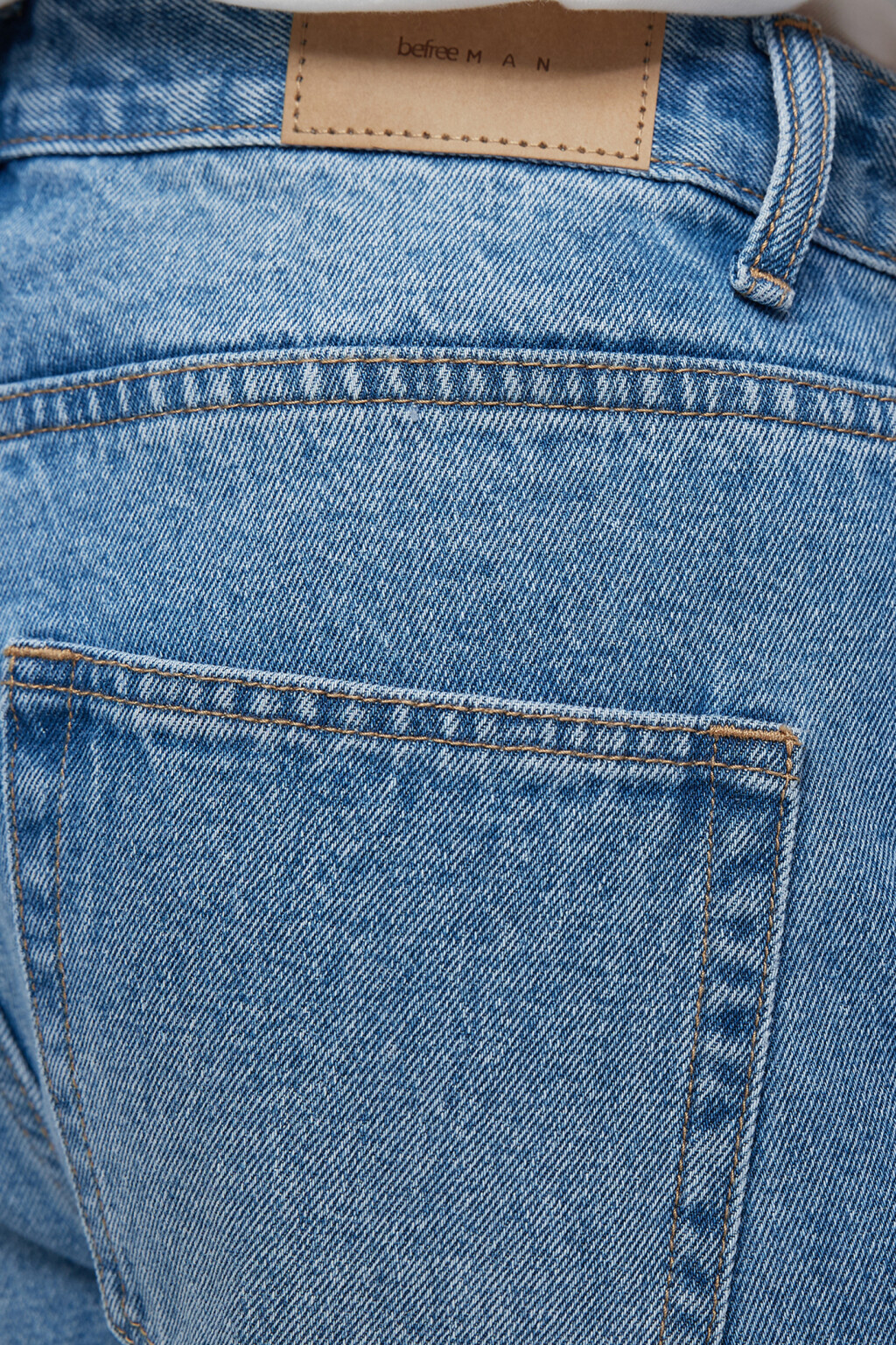 Джинсы slim зауженные со средней посадкой - цвет голубой - 6