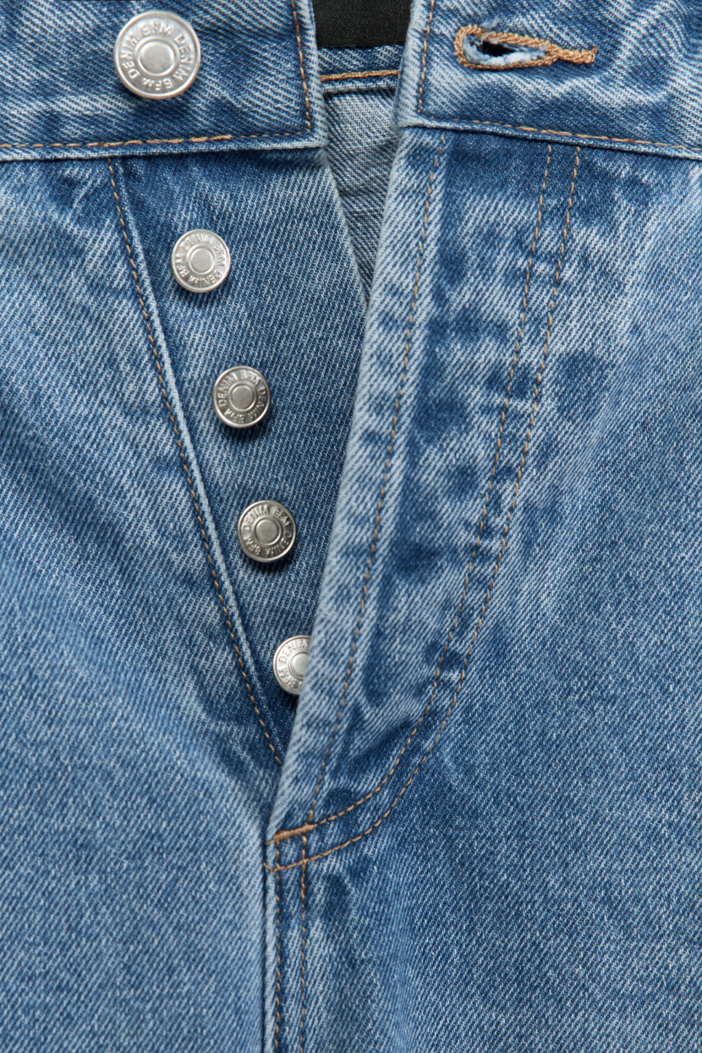 Джинсы slim зауженные со средней посадкой - цвет голубой - 6