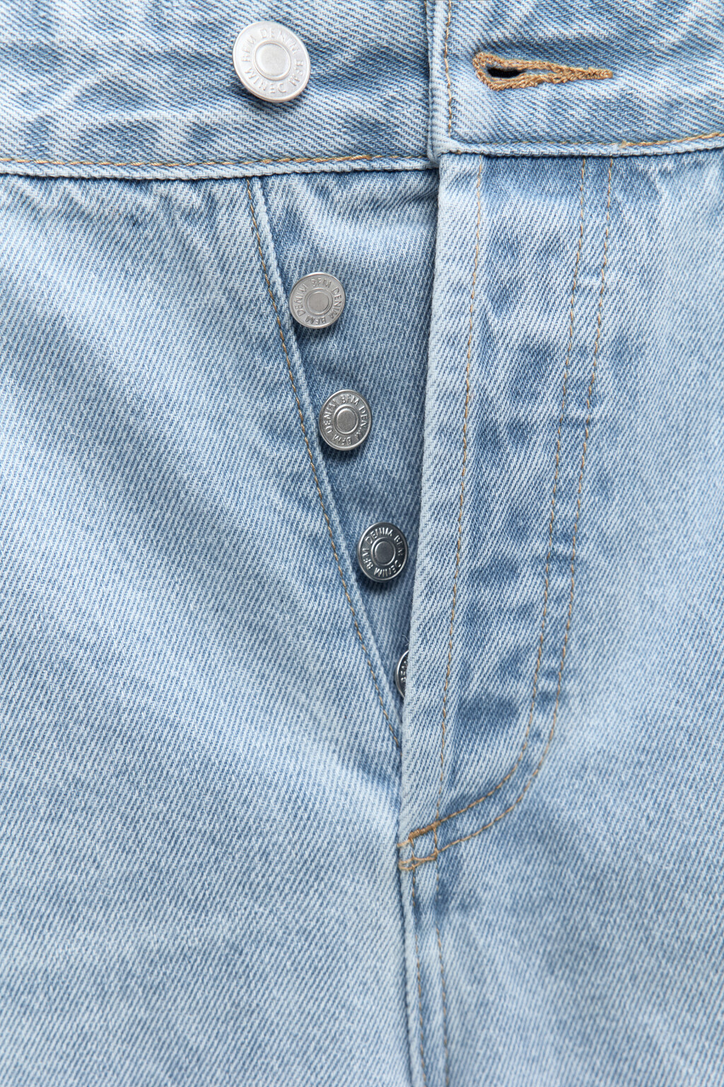 Джинсы slim зауженные со средней посадкой - цвет голубой - 6