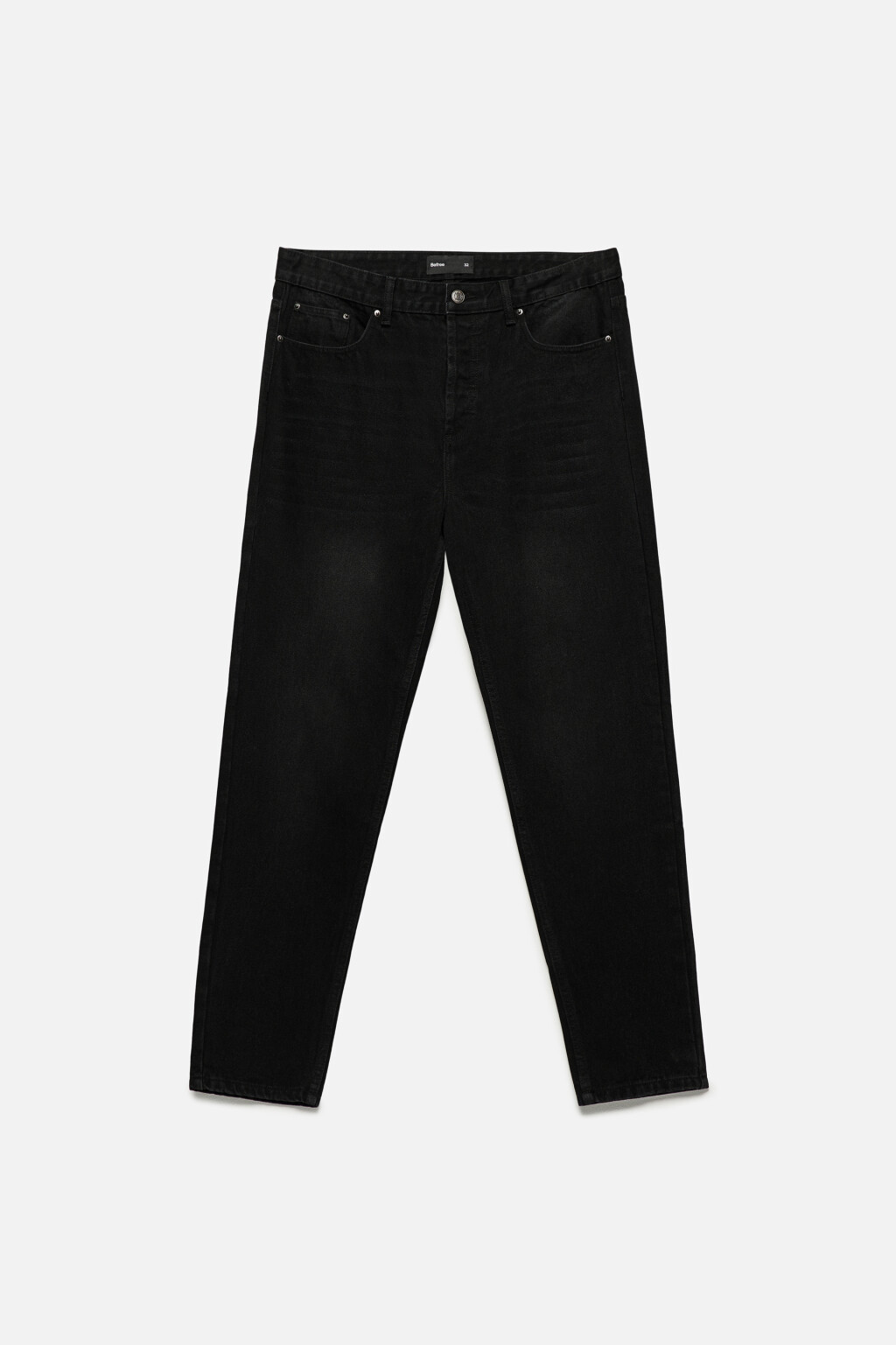 Джинсы slim зауженные со средней посадкой - цвет черный - 8