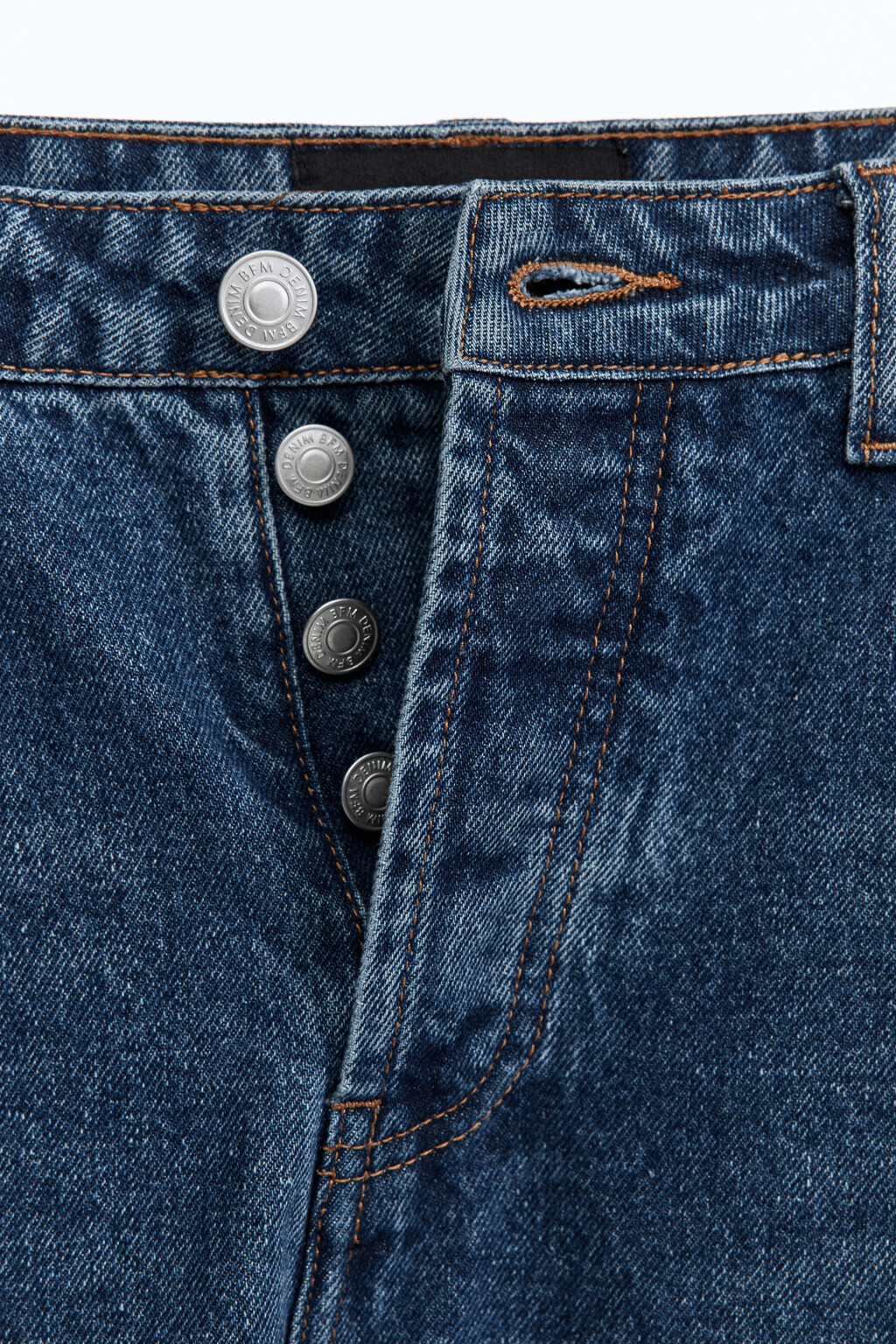 Джинсы slim fit зауженные укороченные - цвет голубой - 7