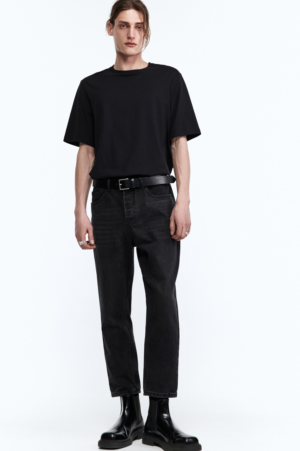 Джинсы slim fit зауженные укороченные manslimcropped3, цвет: серый (109 ...