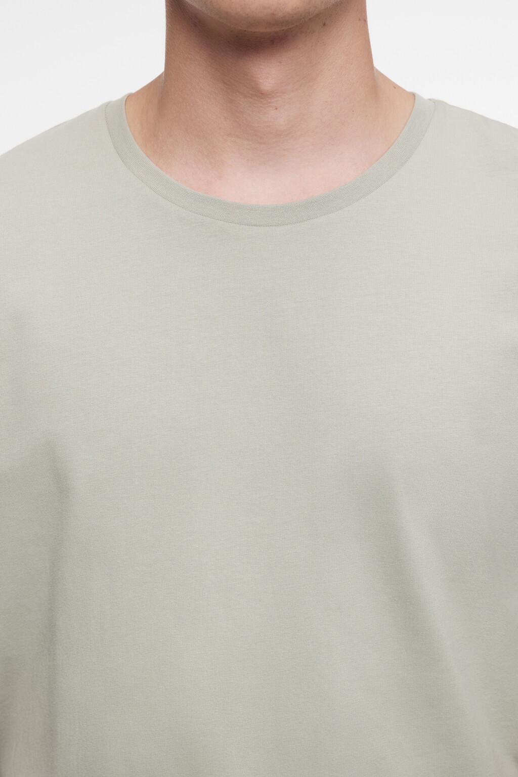 Футболка хлопковая в базовых цветах - цвет зеленый - 6