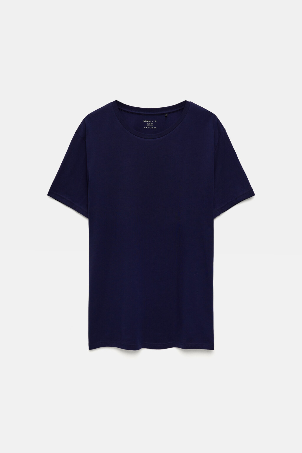 Футболка хлопковая в базовых цветах - цвет синий - 7