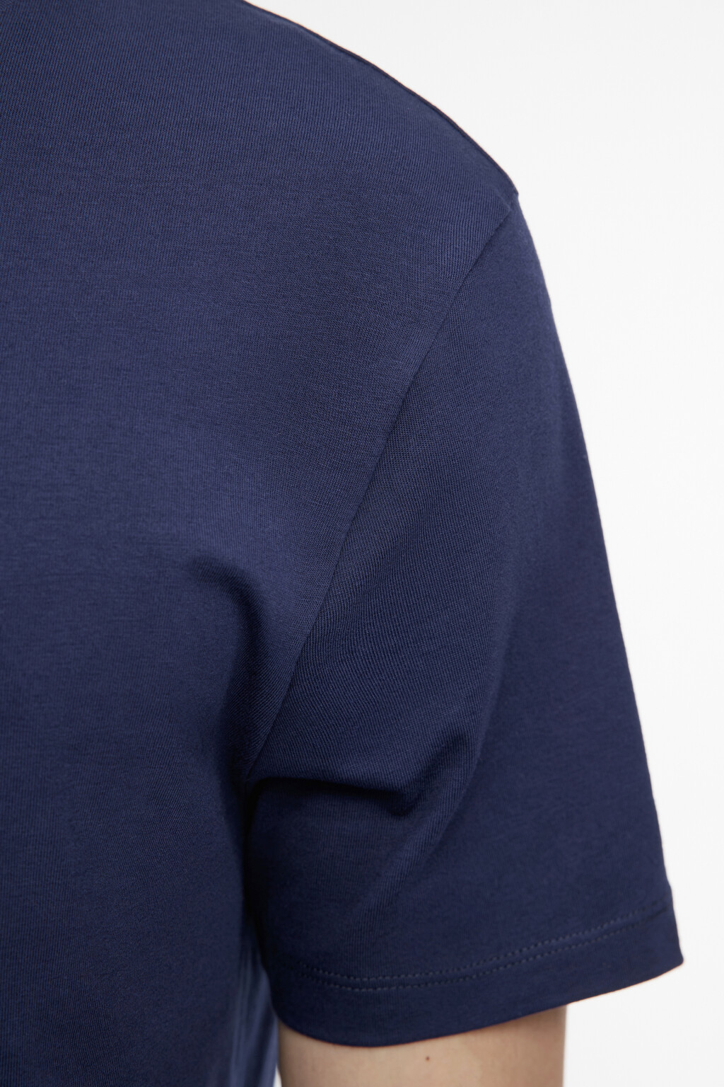 Футболка хлопковая в базовых цветах - цвет синий - 6