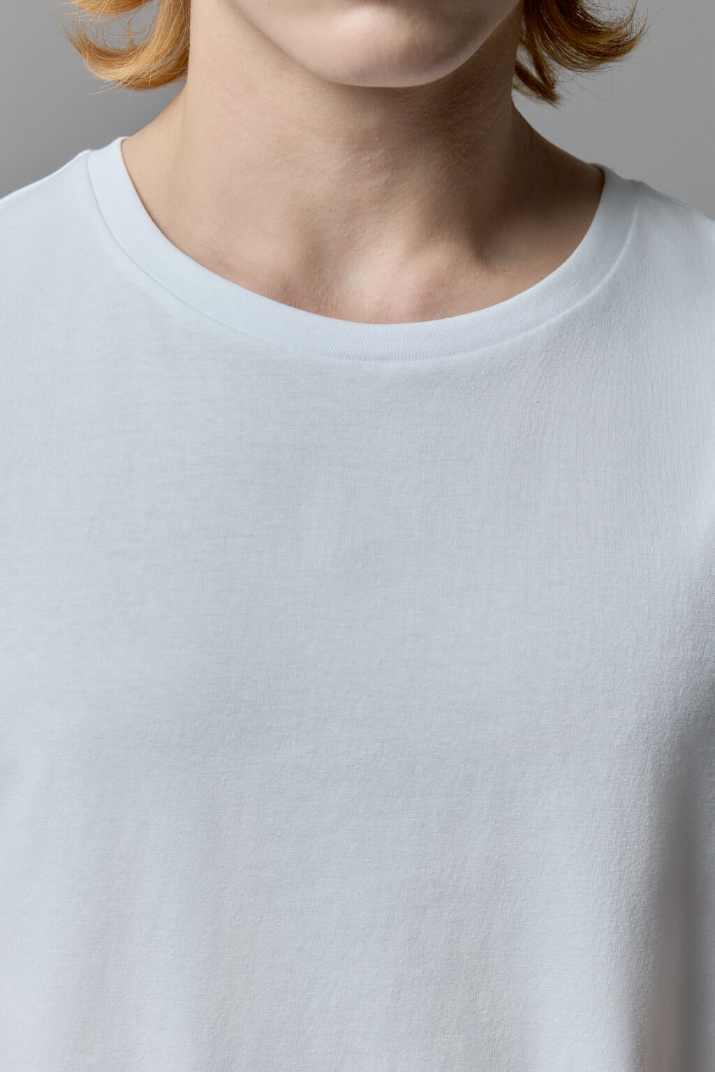 Футболка хлопковая облегающая - цвет белый - 7