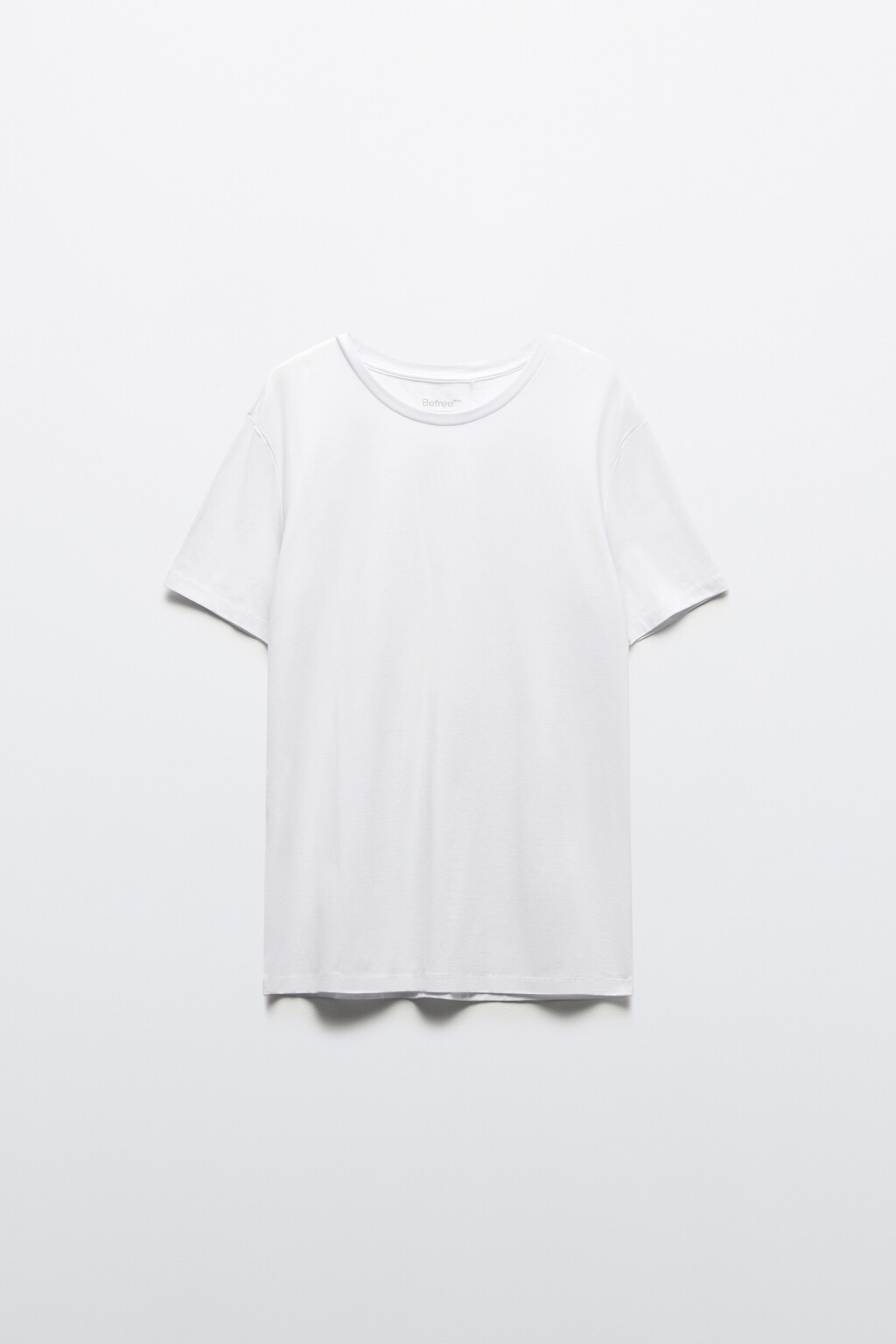 Футболка хлопковая облегающая - цвет белый - 7