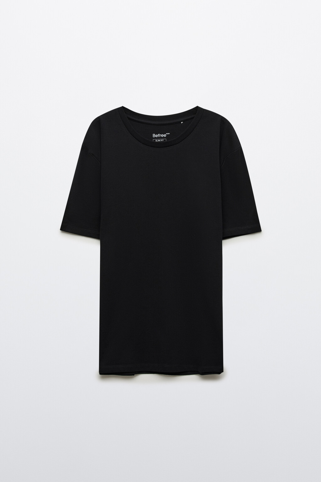 Футболка облегающая базовая - цвет черный - 7