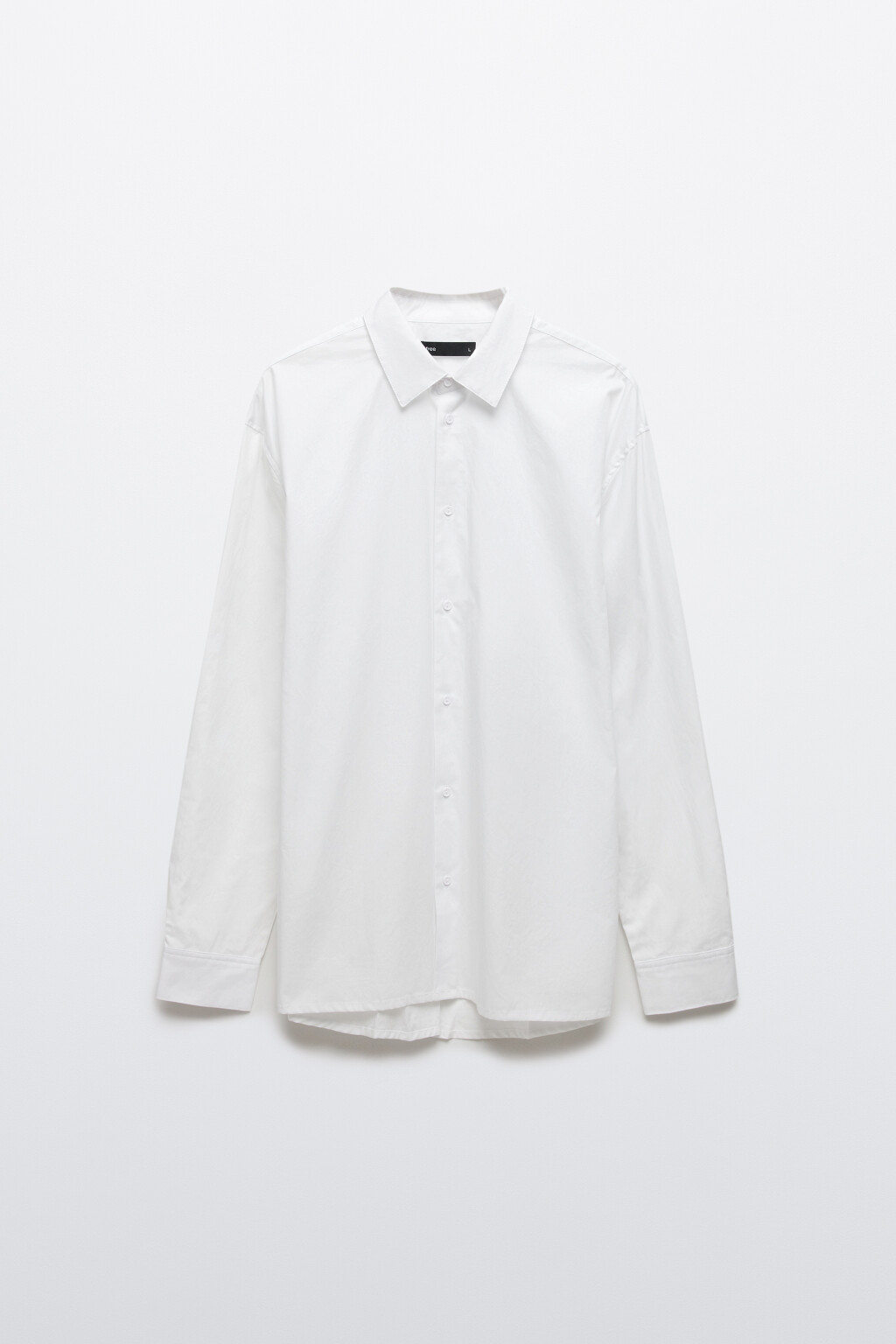 Рубашка классическая хлопковая - цвет белый - 8