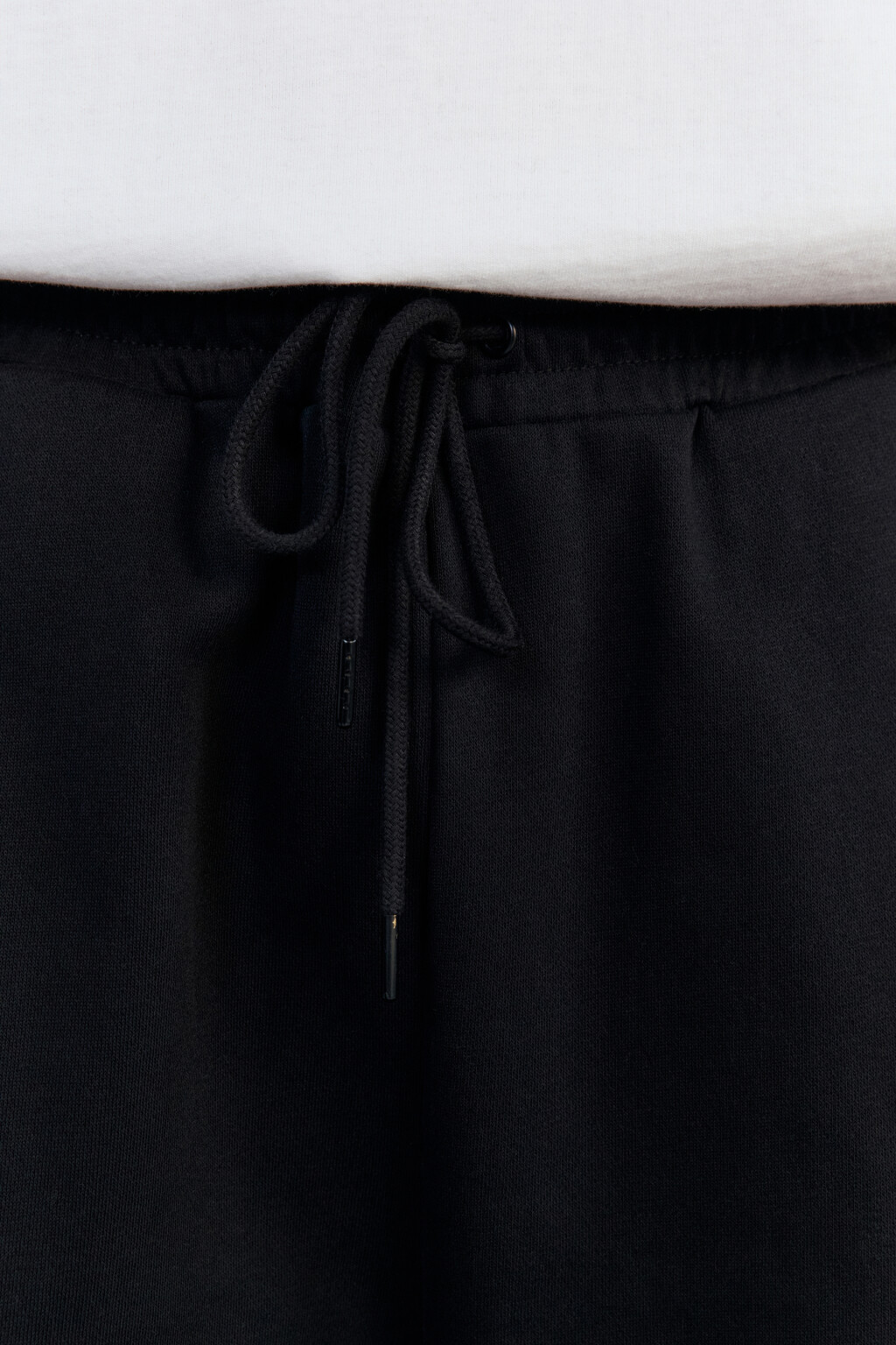 Брюки-джоггеры трикотажные утепленные - цвет черный - 6