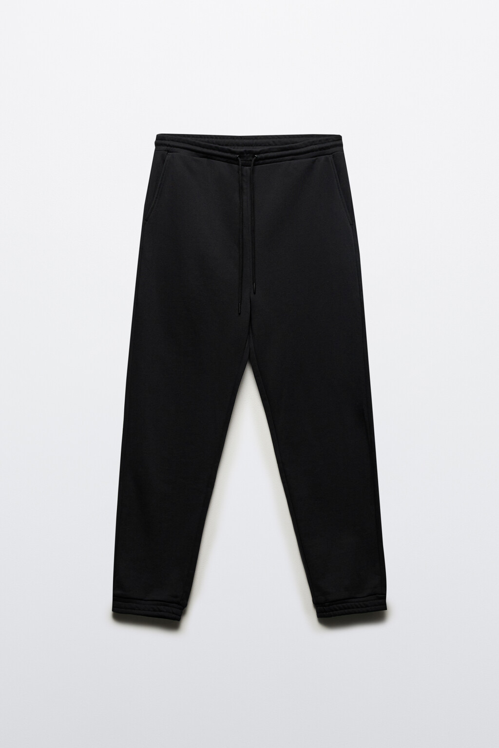 Брюки-джоггеры трикотажные без утепления - цвет черный - 8