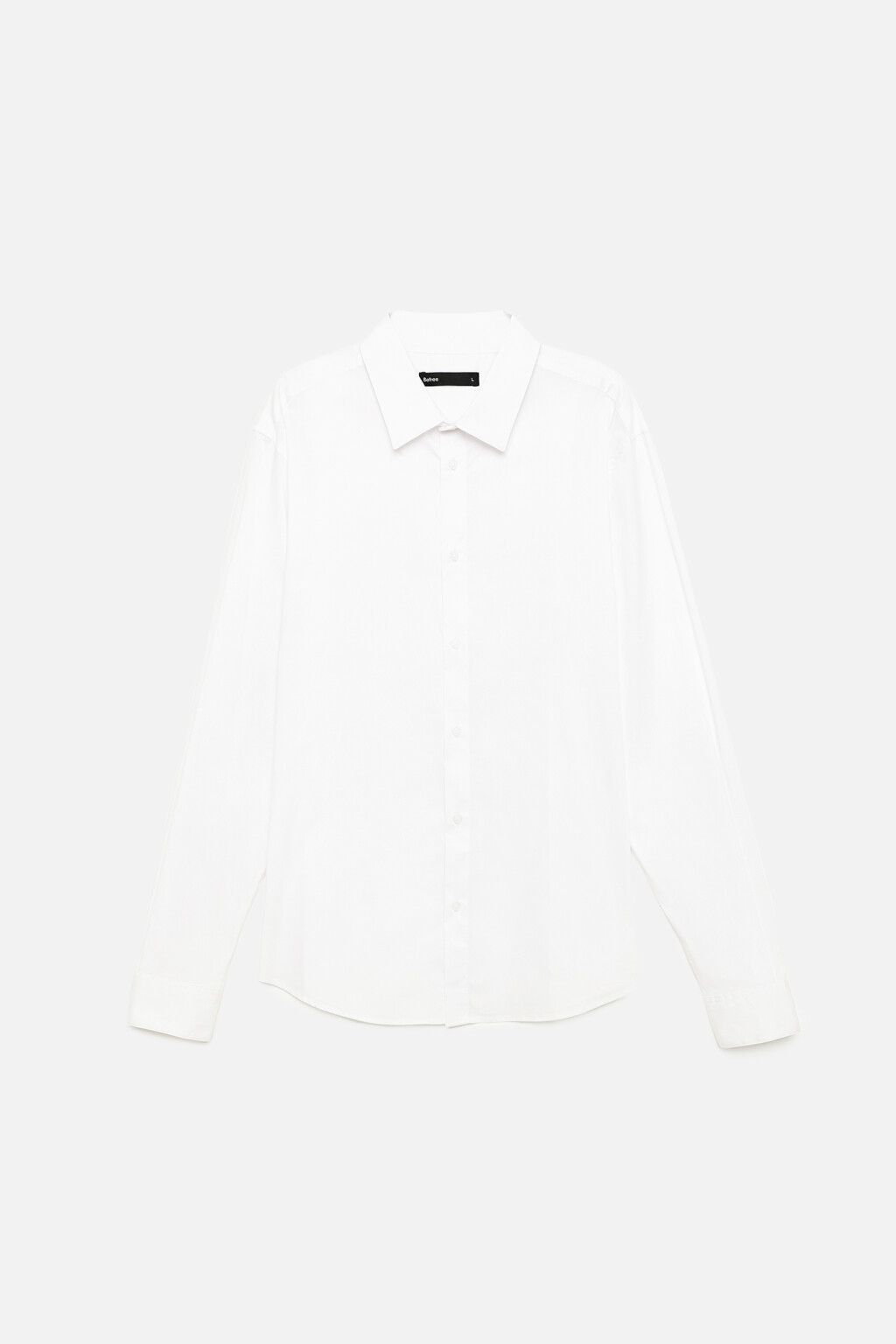 Рубашка slim приталенная в классических цветах - цвет белый - 7